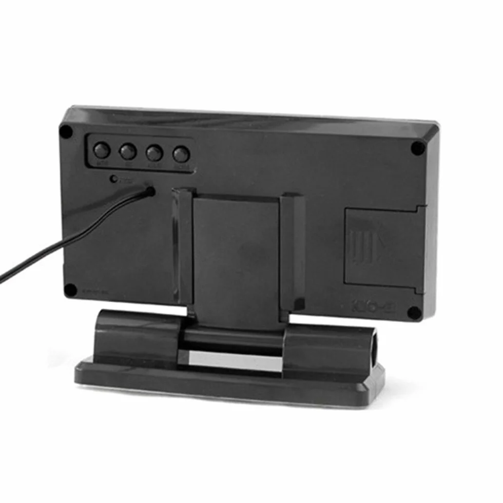 Cyfrowy termometr samochodowy higrometr 12 V LCD 1 4-calowy