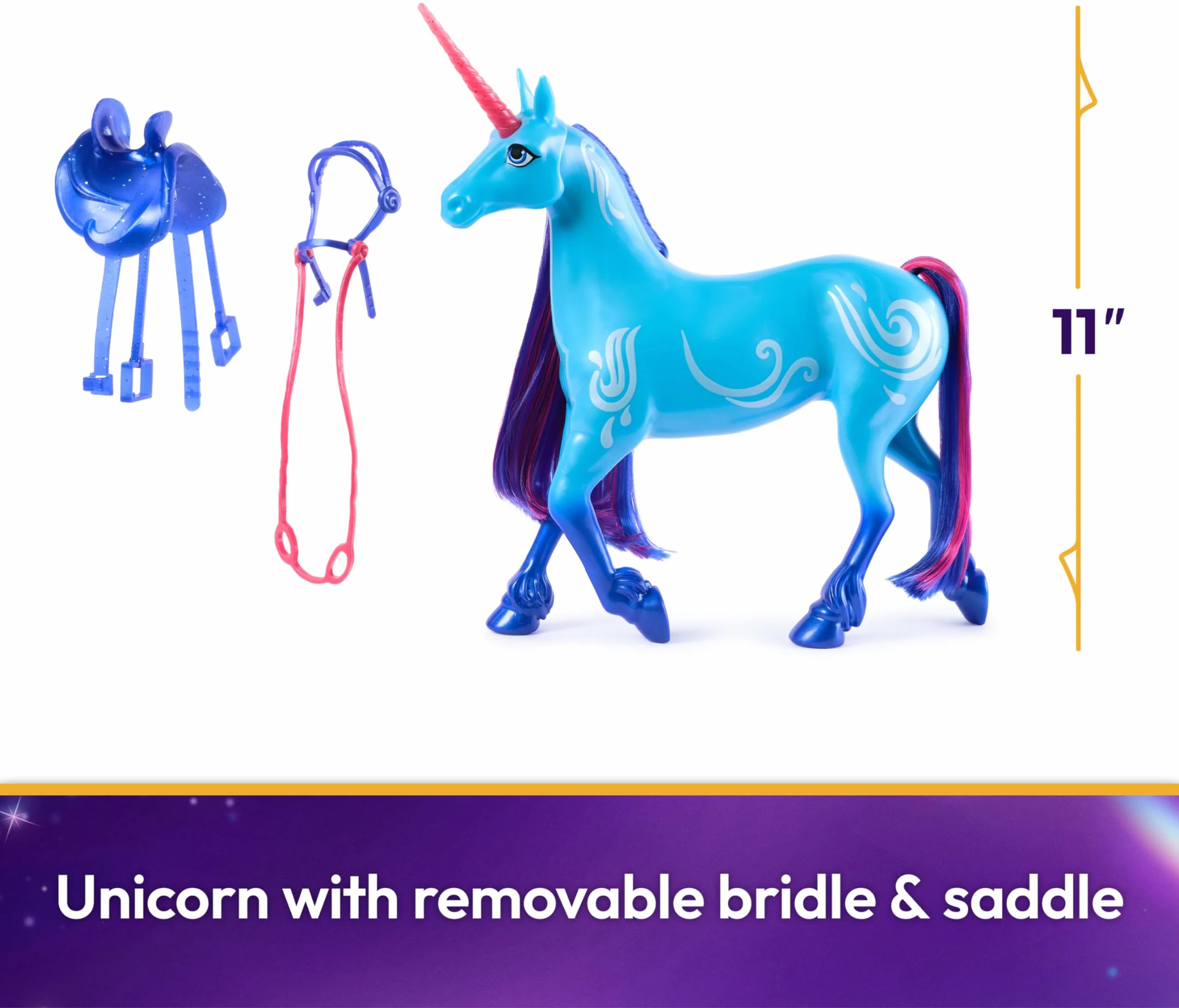 Unicorn Academy - Szkoła Jednorożców - Rzeka Jednorożec 28 Cm - Rzeka Jednorożec dla Lalki Isabel - Zabawki inspirowane Unicorns School Series - Zabawka dla dzieci od 4 lat