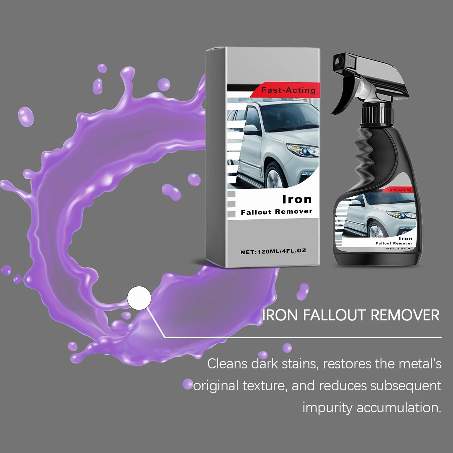 Spray do usuwania rdzy 120 ml ochrona przed utlenianiem środek do czyszczenia samochodu motocykla łodzi