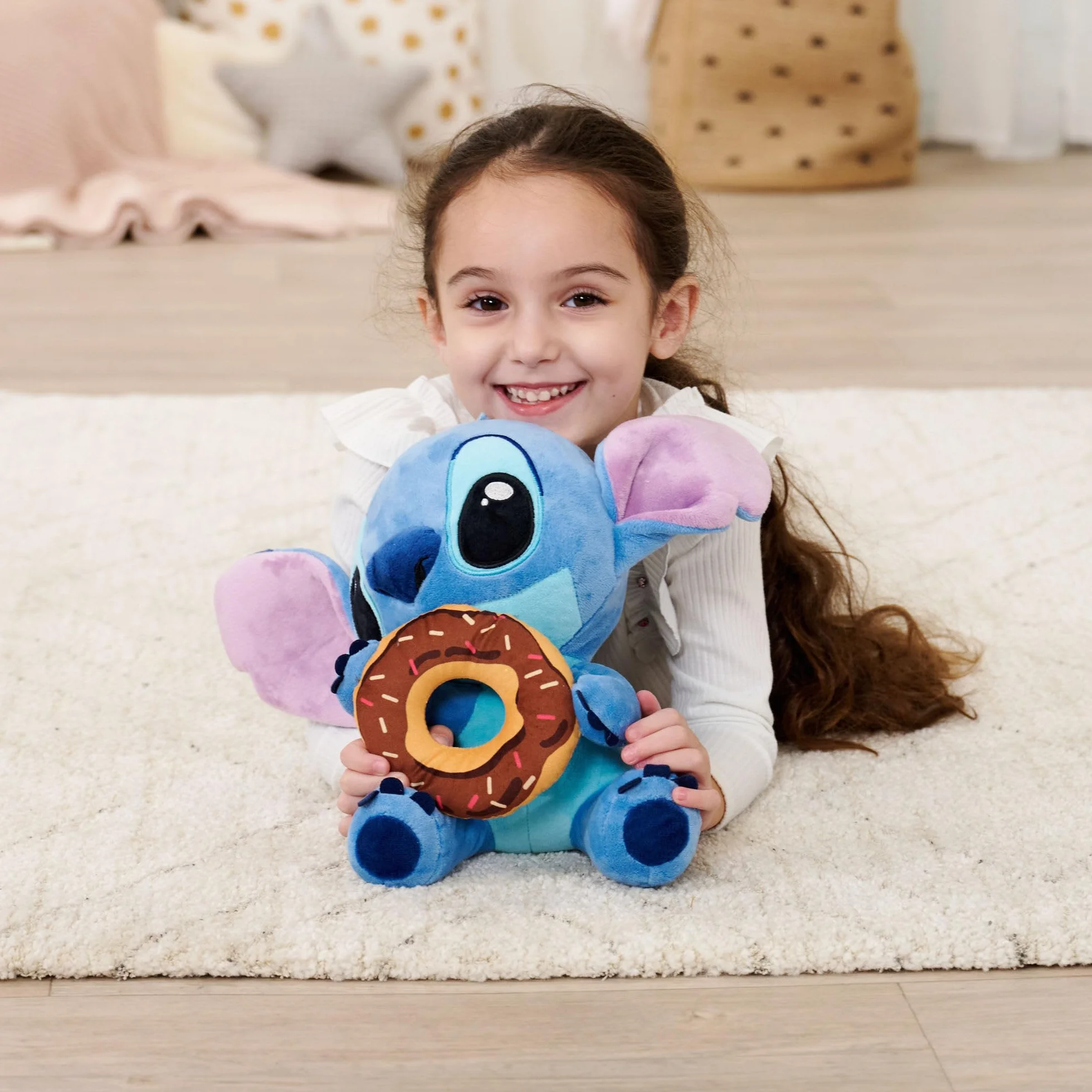 Simba 6315870518 Disney Stitch z donatem, 25 cm