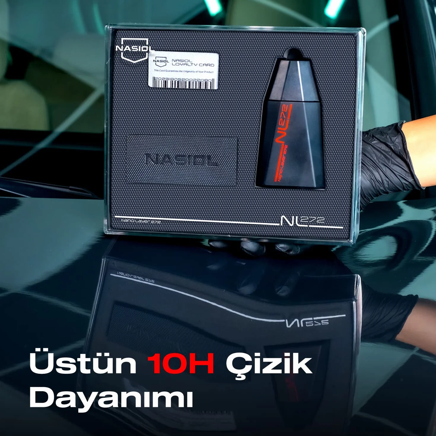 Nasiol NL272 Ultimate Scratch Defender, 10 H ochrona lakieru o trwałości 5 lat, nano-ceramiczna powłoka do samochodów, ciężarówek, motocykli i samolotów