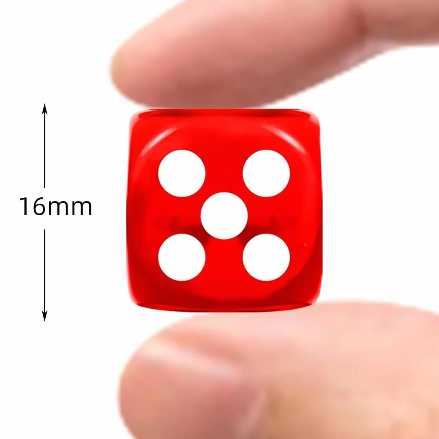 Zestaw kości D6, 20 szt., wielościenne kości 16 mm, 6-stronne kości do nauczania matematyki, na imprezę, upominek, bar, rozrywkę, akcesoria, 5 kolorów