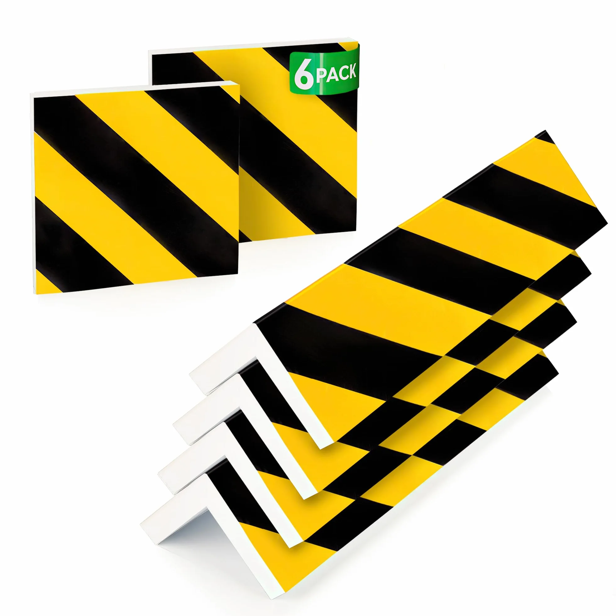 Protezione Colonne Garage Riflettente 40x20x2 cm 20x20x2 cm 6 sztuk