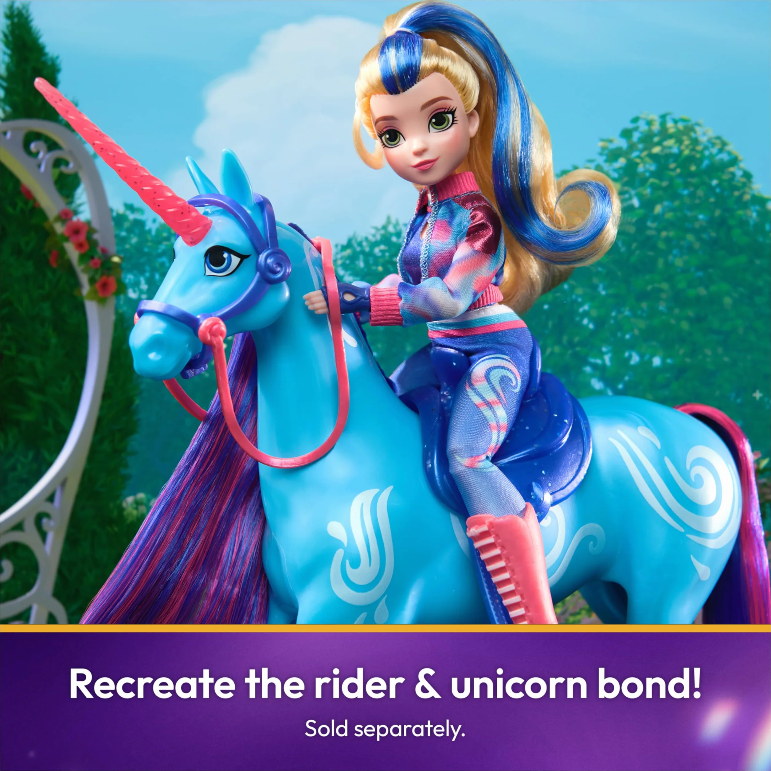 Unicorn Academy - Szkoła Jednorożców - Rzeka Jednorożec 28 Cm - Rzeka Jednorożec dla Lalki Isabel - Zabawki inspirowane Unicorns School Series - Zabawka dla dzieci od 4 lat