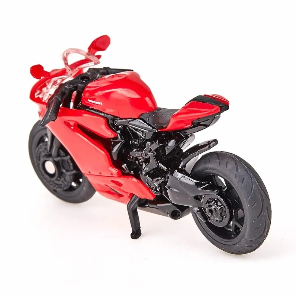 Siku 1385, Ducati Panigale 1299 Motorrad, Metall/Kunststoff, Rot, Ausklappbarer Ständer