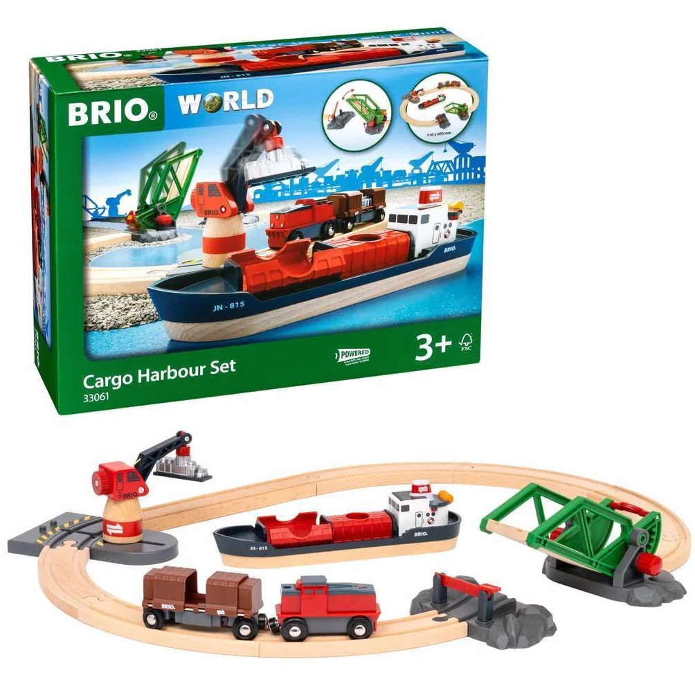 Brio 63306100 Port Przeładunkowy (63306100) Bezpieczna Zabawka Dla Dzieci Powyżej 3 Lat