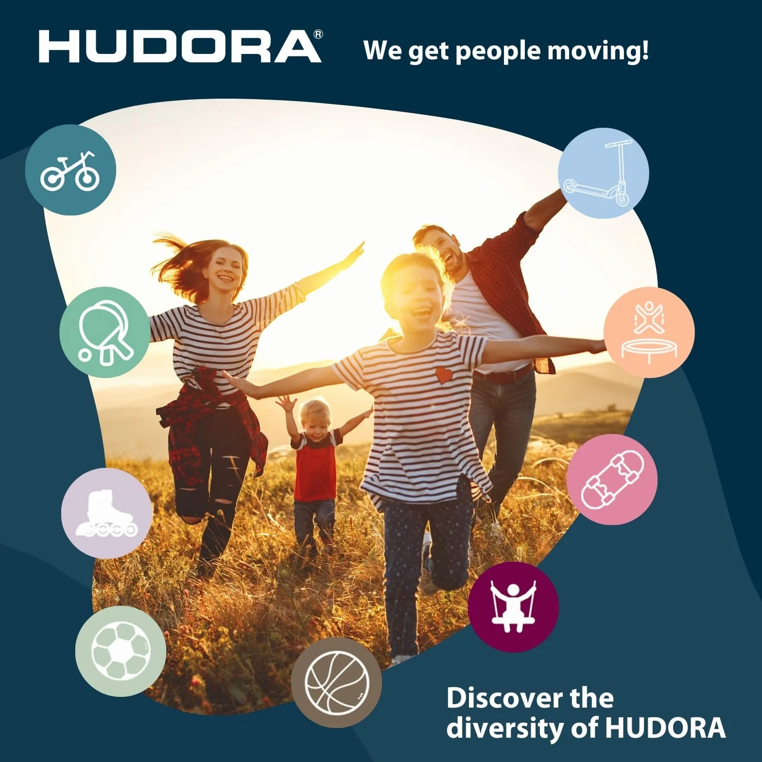 HUDORA 72174/00 dwuczęściowa huśtawka dla niemowląt ze zdejmowaną barierą bezpieczeństwa dla dziecinnie łatwego wchodzenia i wychodzenia