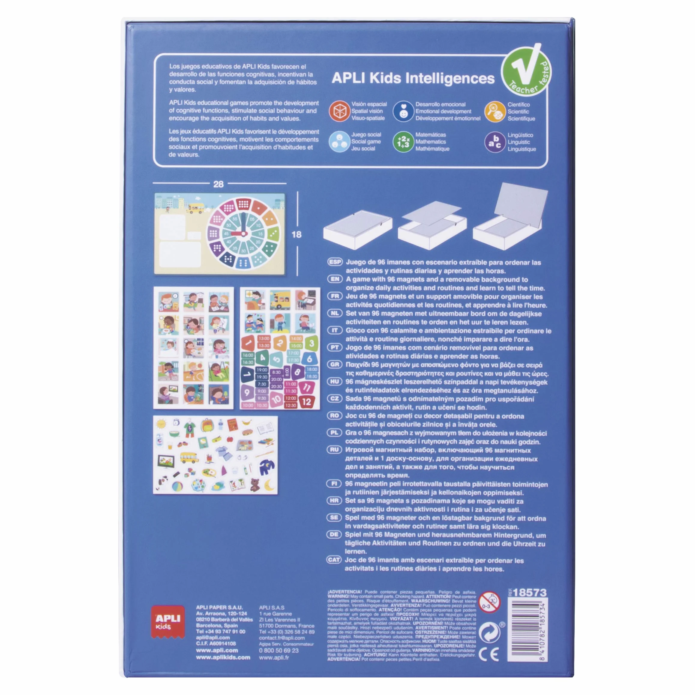 Apli kids- Magnet Learning Godziny, 18573