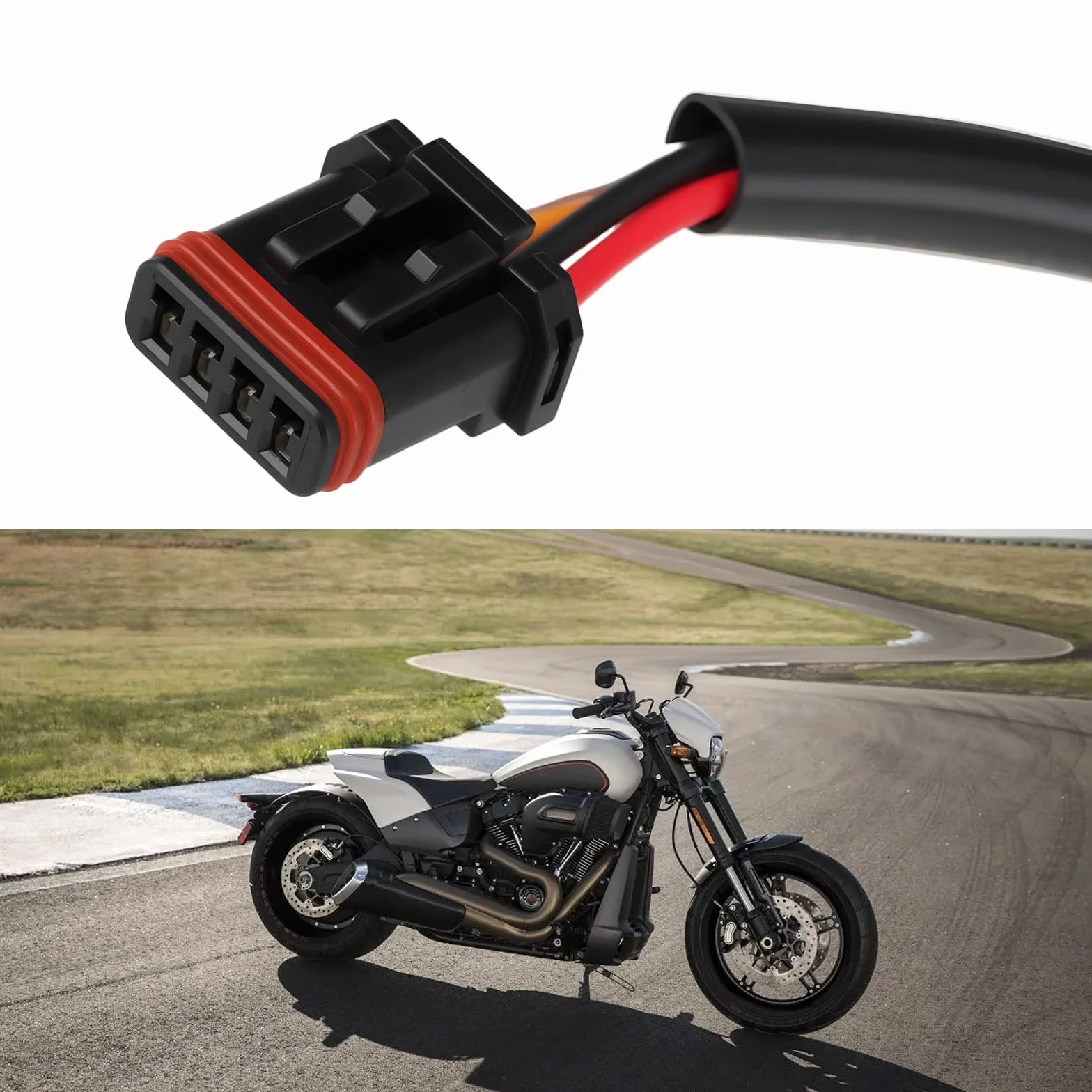 Wiązka przewodów kierunkowskazów motocyklowych 72908-11 72907-11 kompatybilna z Harley Davidson 2016