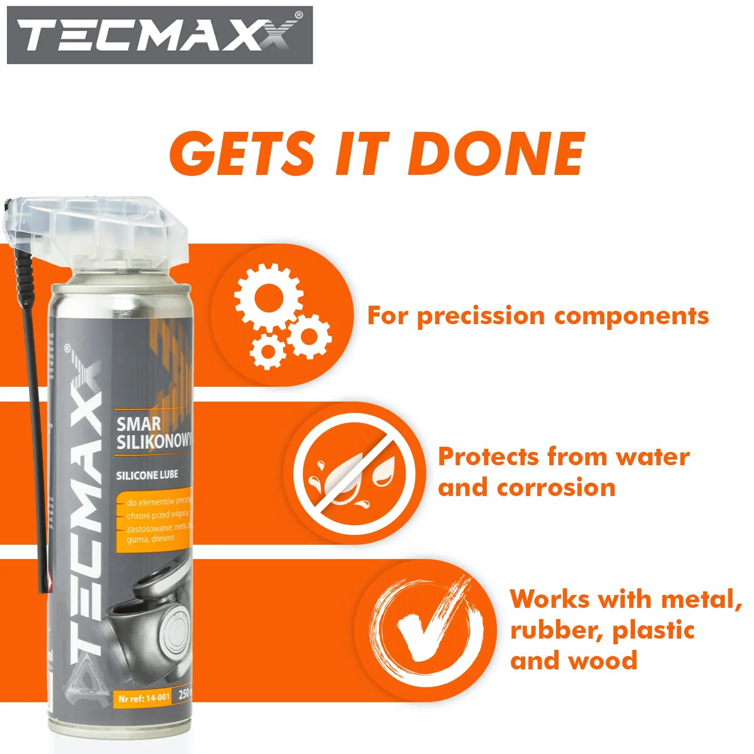TECMAXX Smar silikonowy 250 ml z aplikatorem