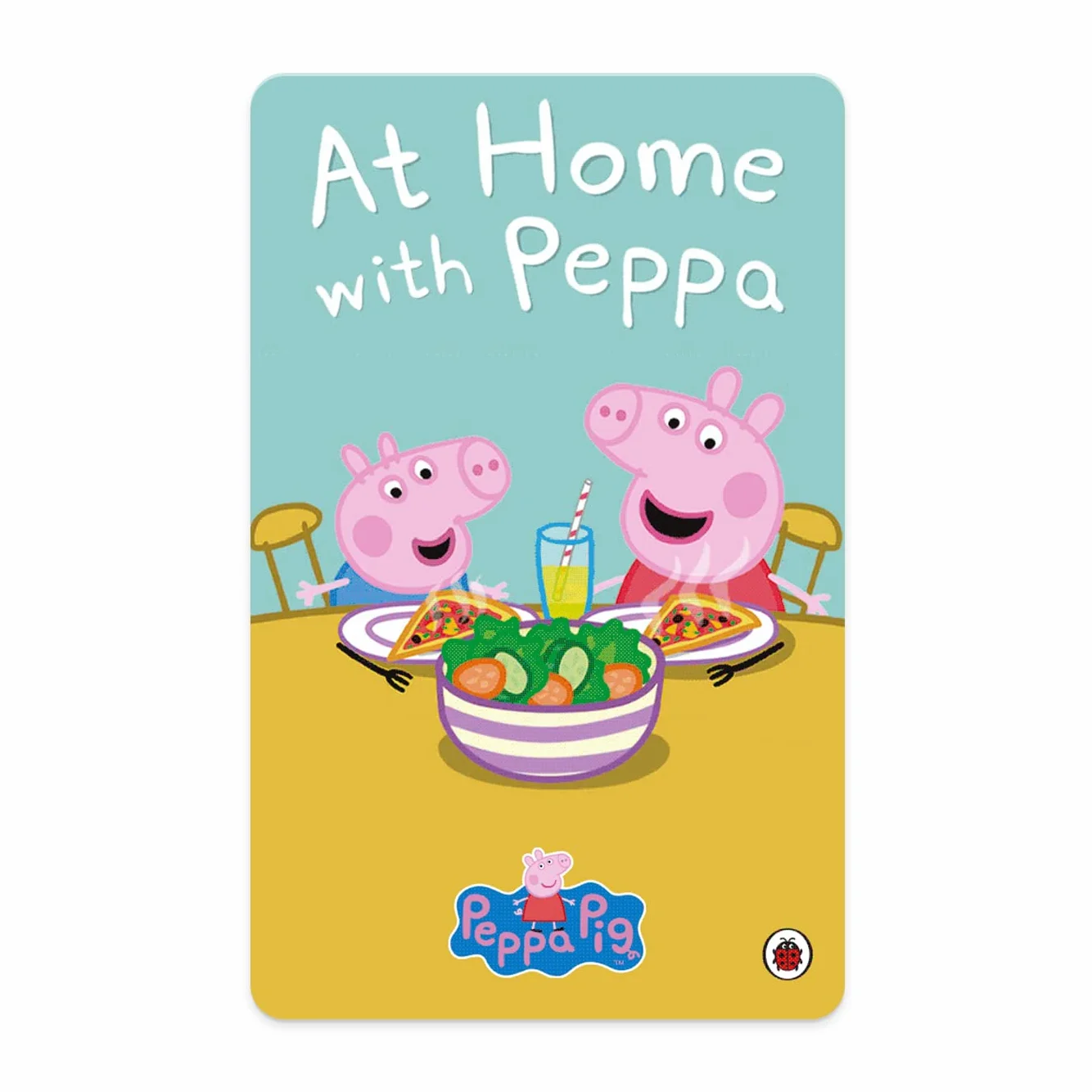 Yoto Peppa Pig: At Home with Peppa-Kids English Audiobook Card do użytku z Yoto Player & Mini All-in-1 Audio Player, dla dzieci w wieku 3+