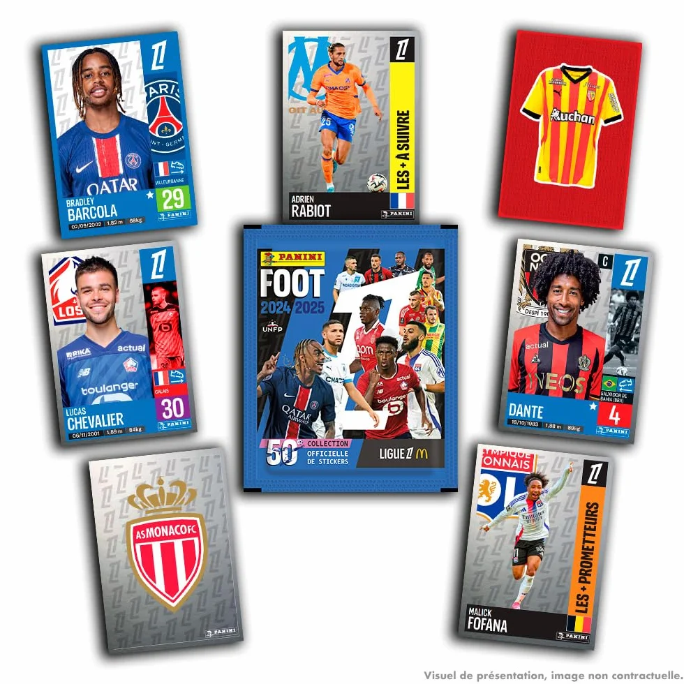 Panini Foot 2024-2025 Ligue 1 McDonald's Blister 12 kieszeni + 2 prezenty, 004842KBFGD14