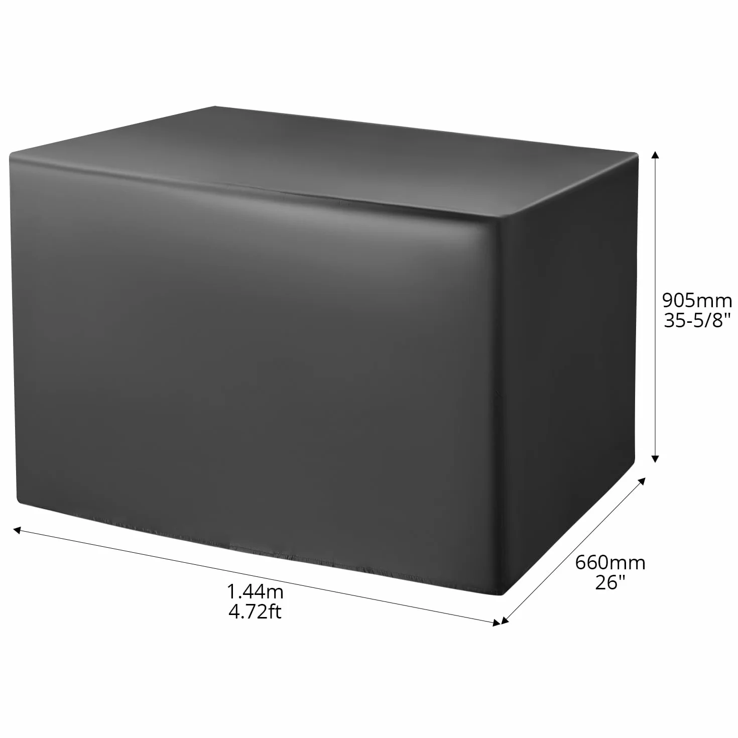 QWORK Pokrowiec ochronny na skuter wodoodporny 210D Oxford 140x66x91 cm