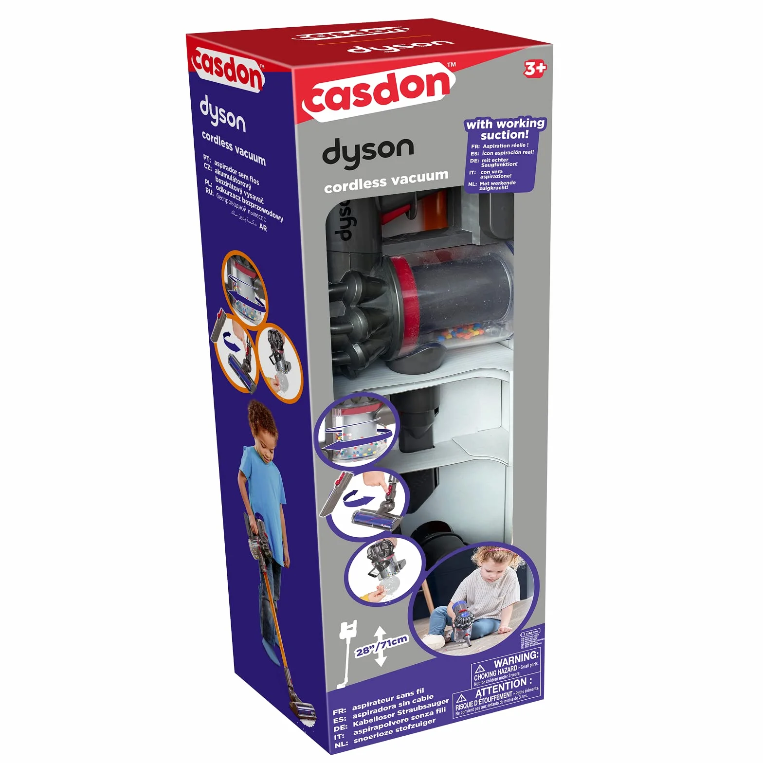 Casdon Dyson Odkurzacz, Wielokolorowy, 120W