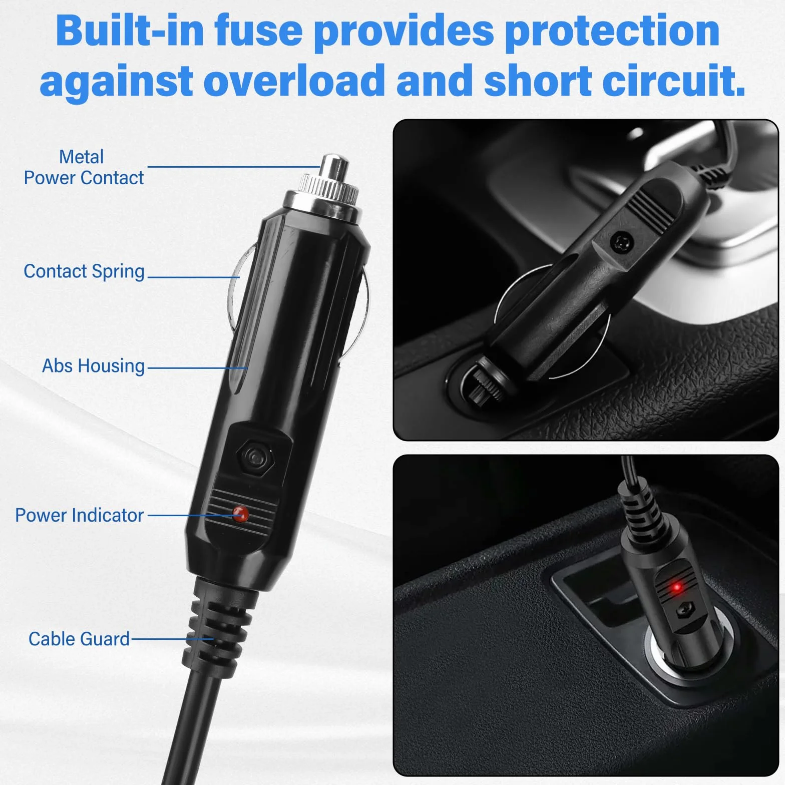 Step-Up przetwornica napięcia 12 V/24 V do 30 V 3,5 A, konwerter DC-DC, mini adapter z wodoodporną obudową IP68 i zapalniczką samochodową do samochodów kempingowych, łodzi, monitoringu.