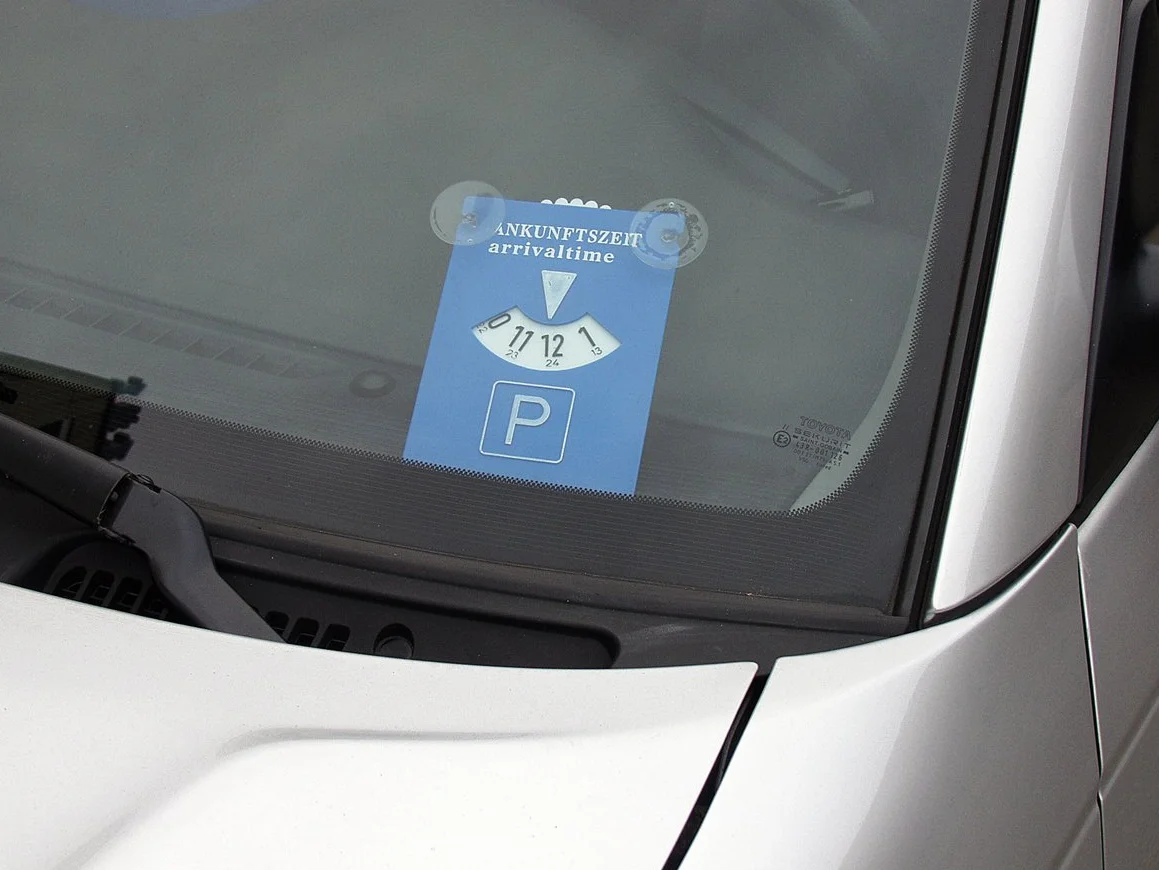 APA 30102 Tarcze parkingowe Niebieski