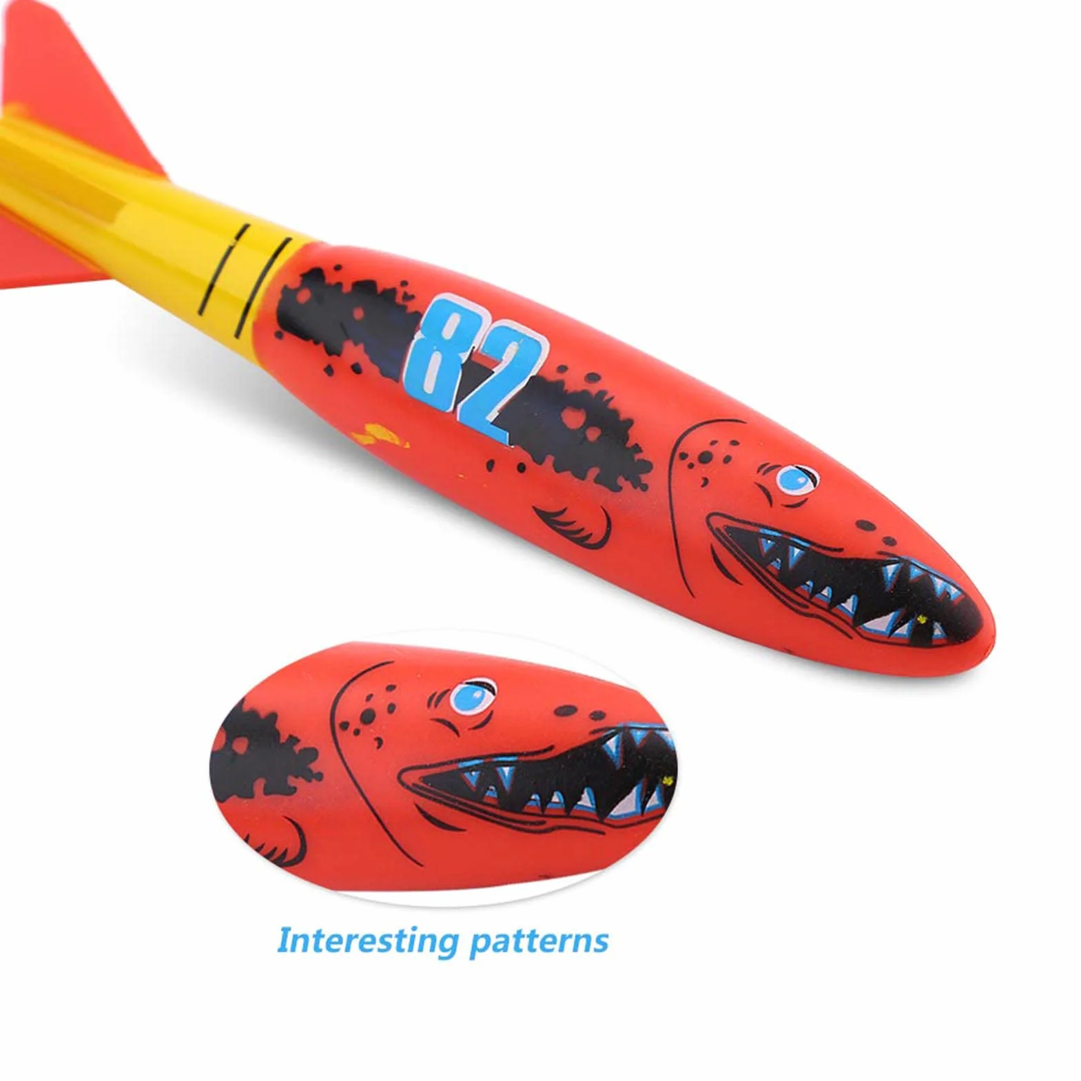 Vgeby Nurving Torpedo Toys, 4 sztuki zabawki treningowe nurkowe zabawki sportowe dla dzieci Podwodna gra