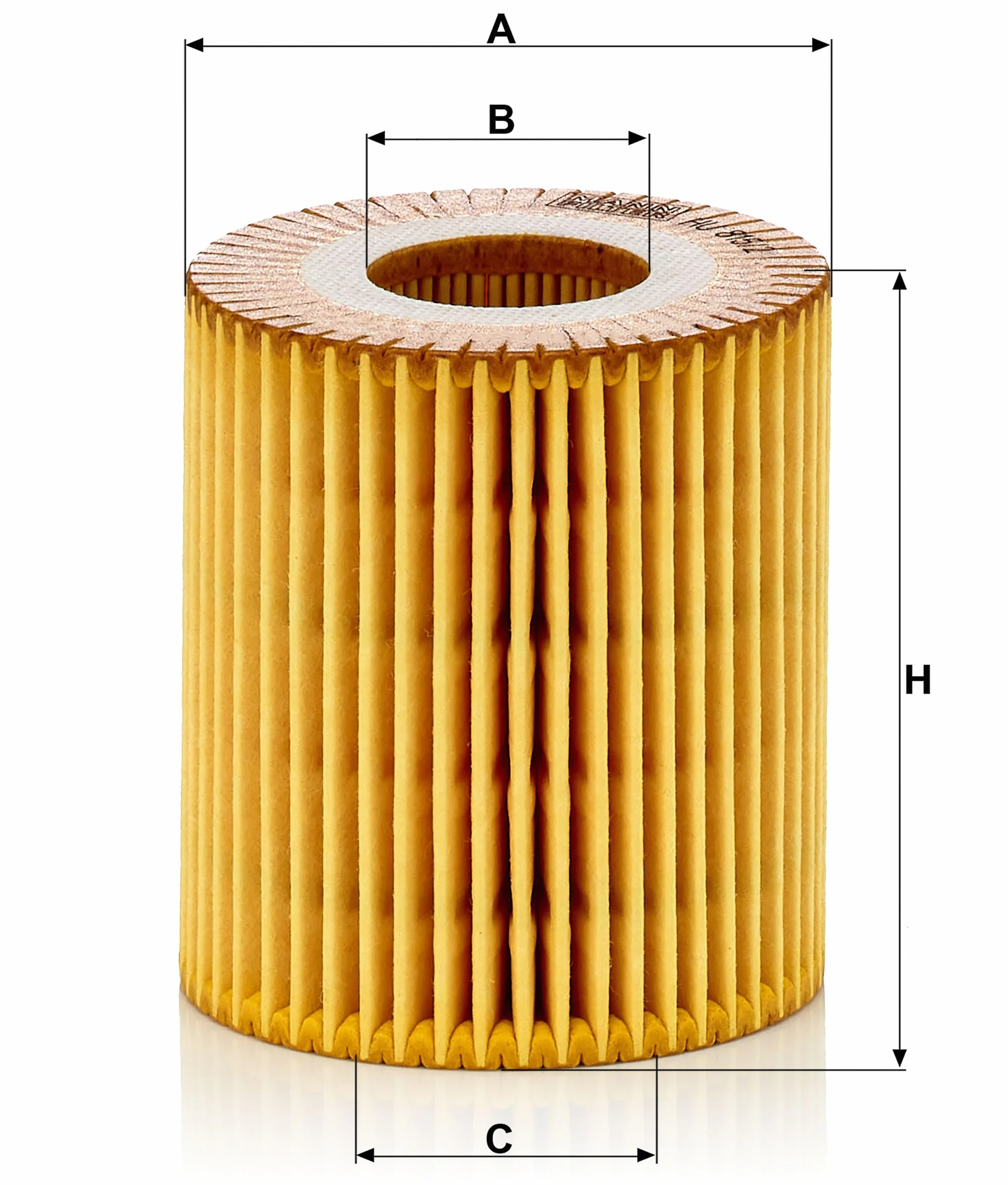 MANN-FILTER HU 815/2 Filtr olejowy do samochodów osobowych i dostawczych