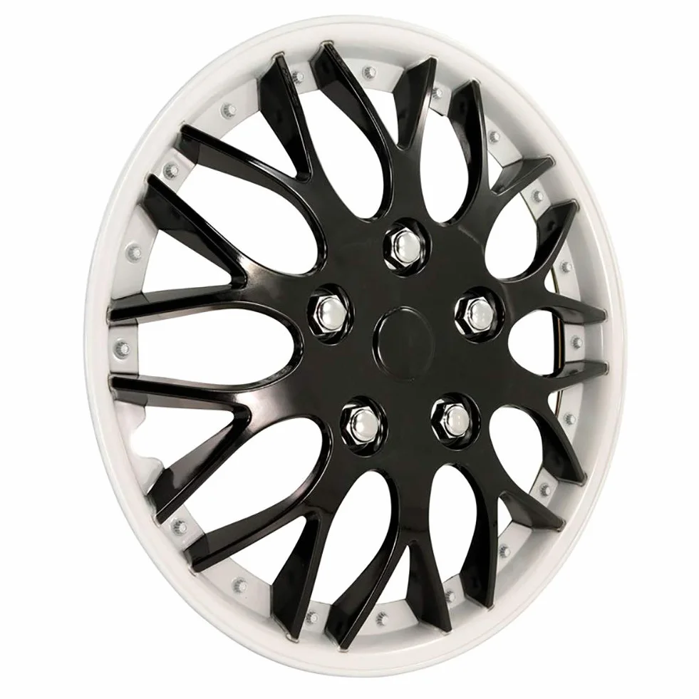 Missouri Zestaw kołpaków 38.1 cm czarne białe