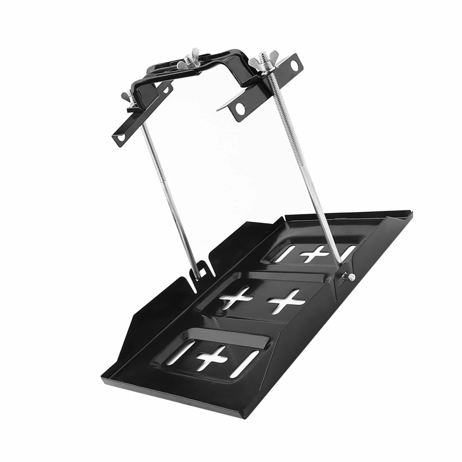 Komora na Akumulator Samochodowy z Regulowanym Zestawem Klamer, 34,2 x 20 cm