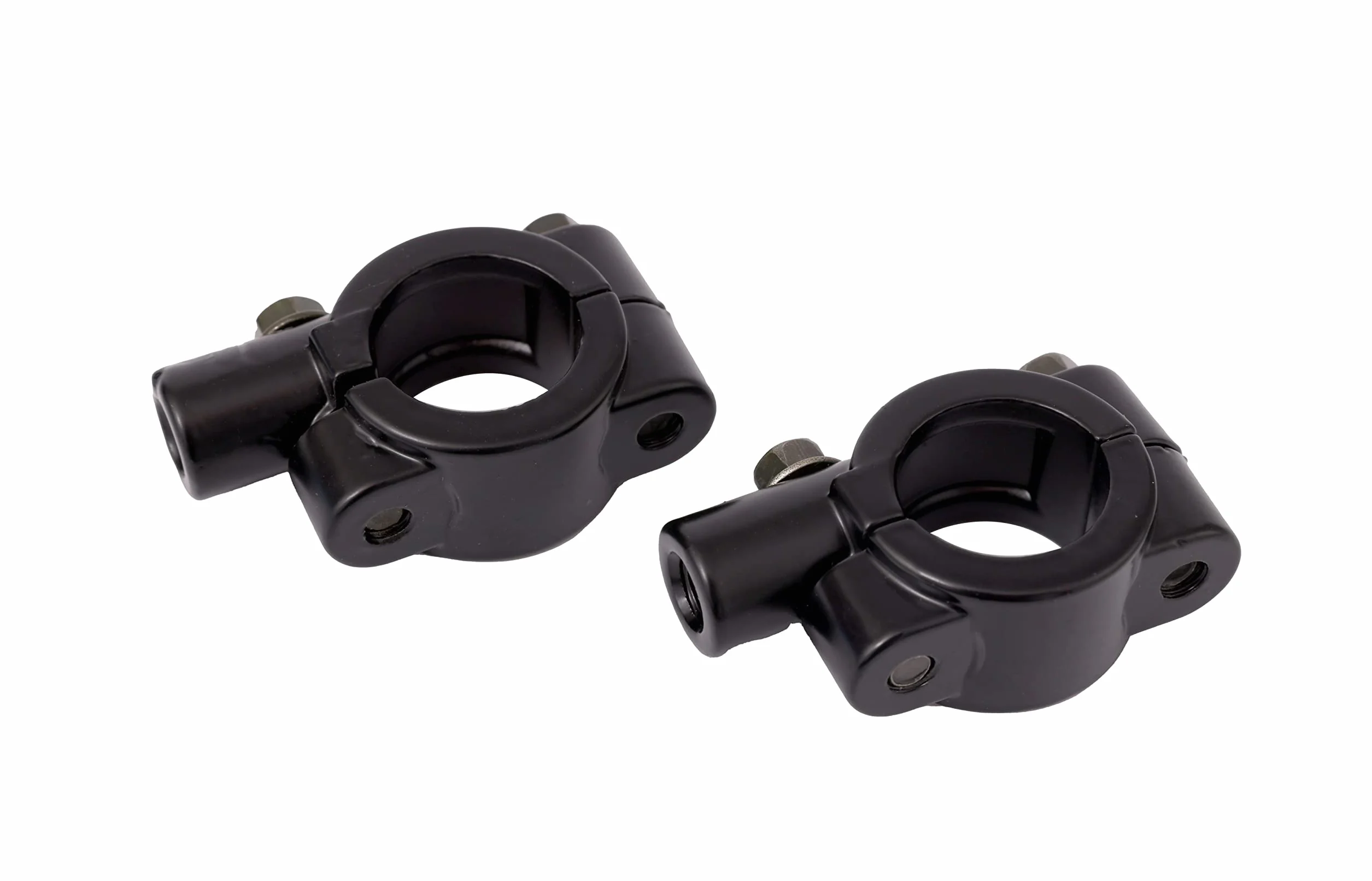 Uniwersalne uchwyty motocyklowe 8 mm do kierownicy 22 mm czarne