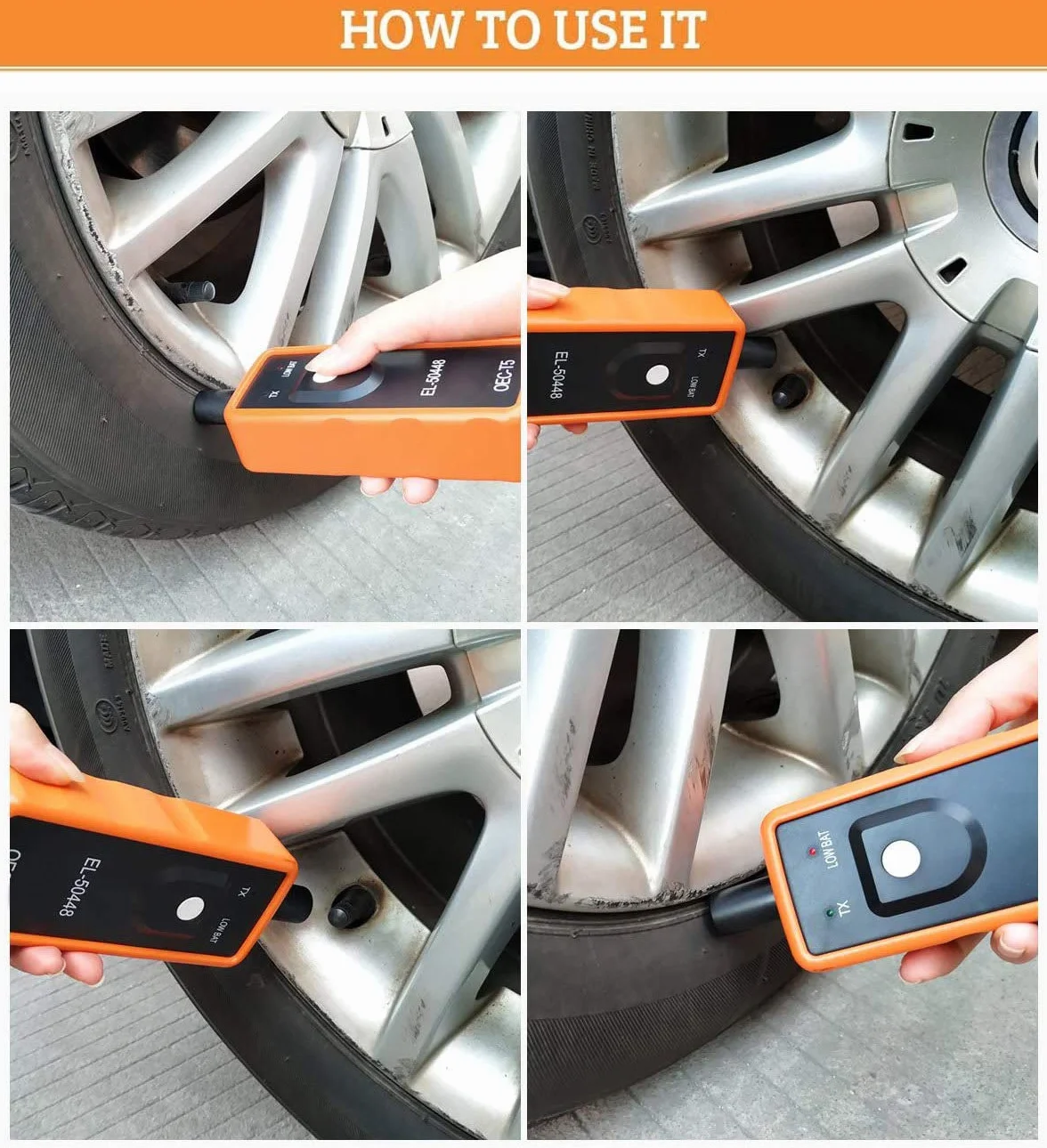 RDKS urządzenie do nauki TPMS Relearn Tool system monitorowania ciśnienia w oponach czujnik ciśnienia w oponach Tyre Valve Activator (EL-50448 do Opel GM Series Vehicle 2006-2020)