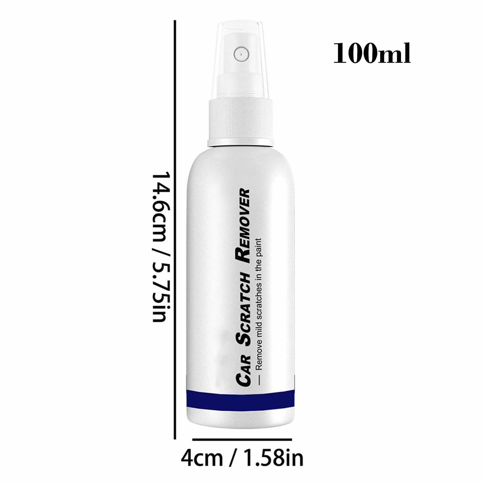 Nano-Spray środek do usuwania zarysowań do samochodów | 100 ml, skuteczna ochrona lakieru samochodowego, szybkie polerowanie i pielęgnacja powierzchni, zastosowanie do pojazdów osobowych, SUV