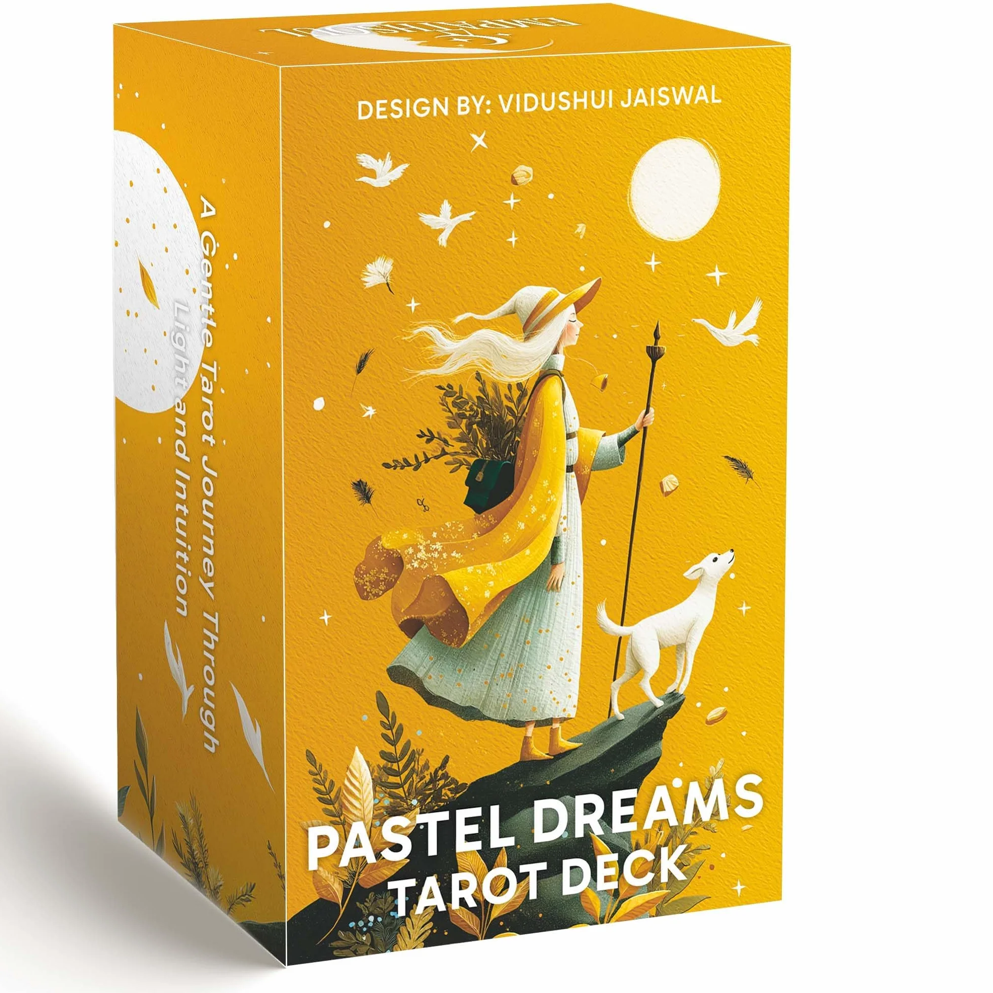 Pastel Dreams - talia tarota dla początkujących, 78 kart tarota miękkie ciasto z ogólnym przewodnikiem, miękka intuicyjna sztuka, narzędzie do wróżenia czarów