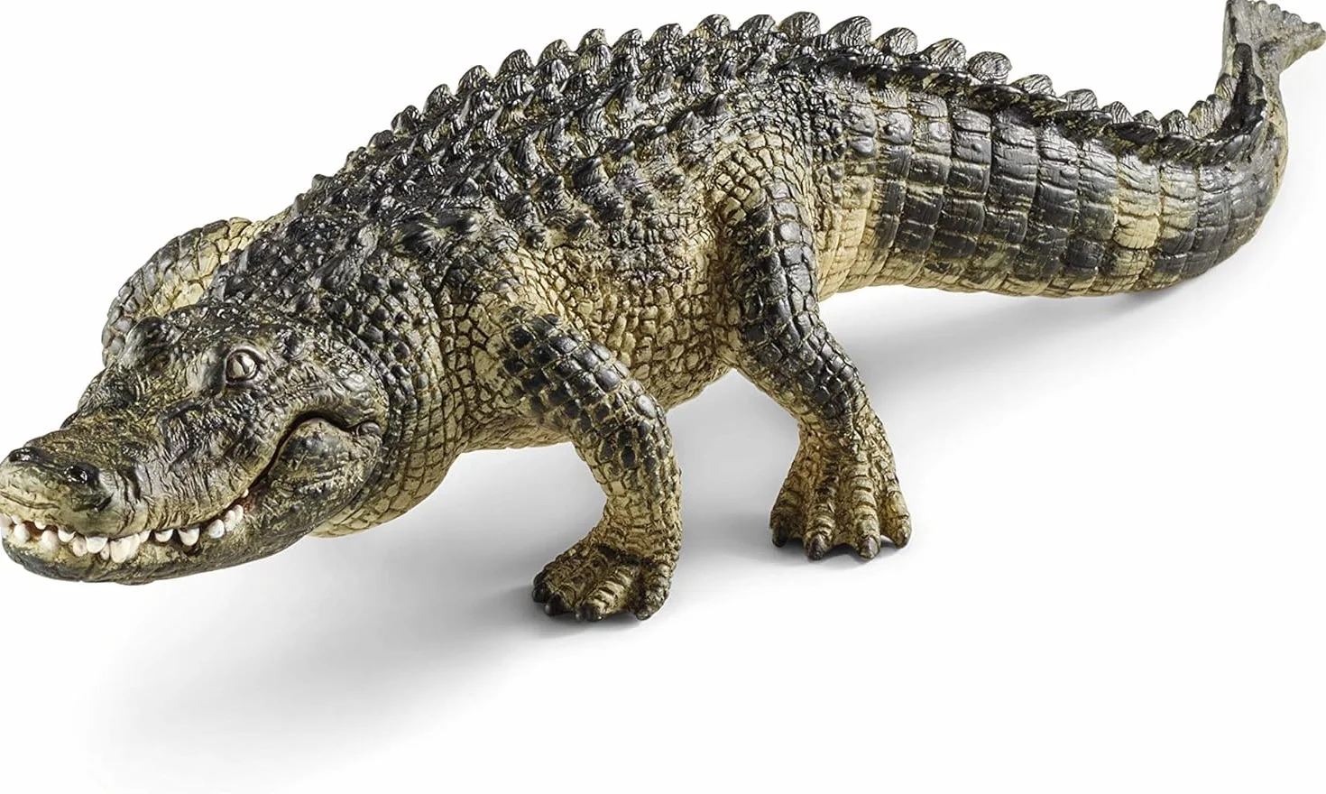 schleich WILD LIFE | Aligator 14727 | Szczegółowa figurka zwierzęcia | Zabawka zoo | Prezent dla dzieci | Figurka do zabawy od 3 lat | 19 × 6 × 4 cm