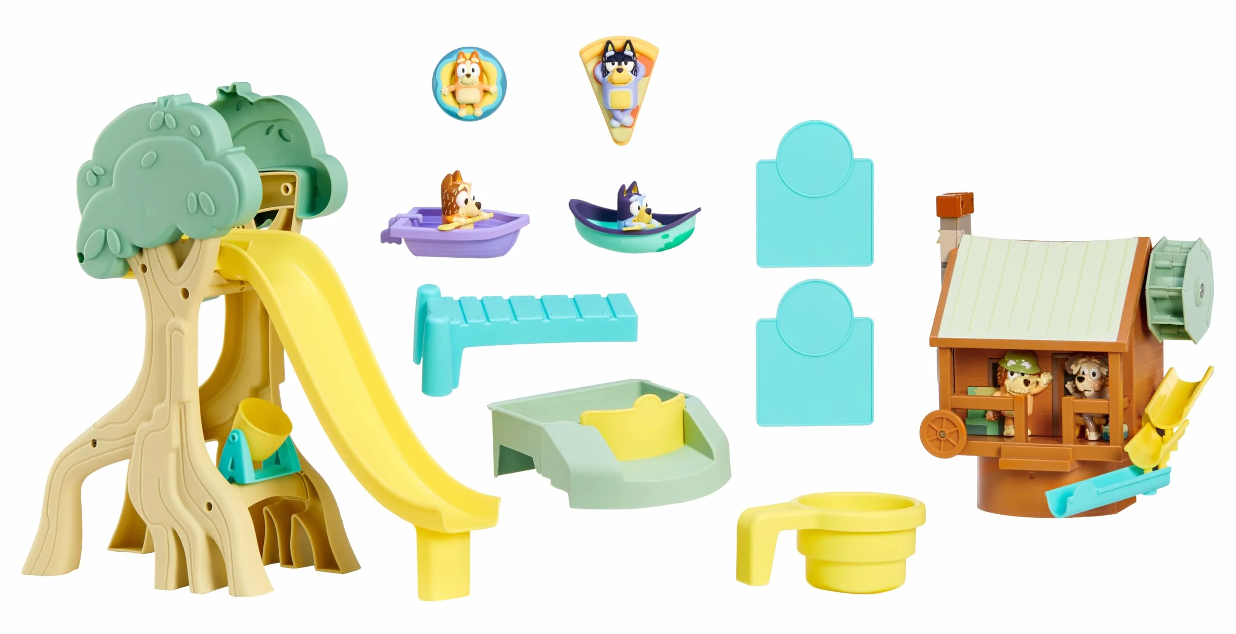 Little Tikes Bluey Bushland Adventure - Zawiera 6 Akcesoriów Inspirowanych Popularnym Serialem Animowanym Bluey. Aktywna Zabawa z Ulubioną Bohaterką Dzieci, dla Chłopców i Dziewczynek w Wieku 2–4 Lat