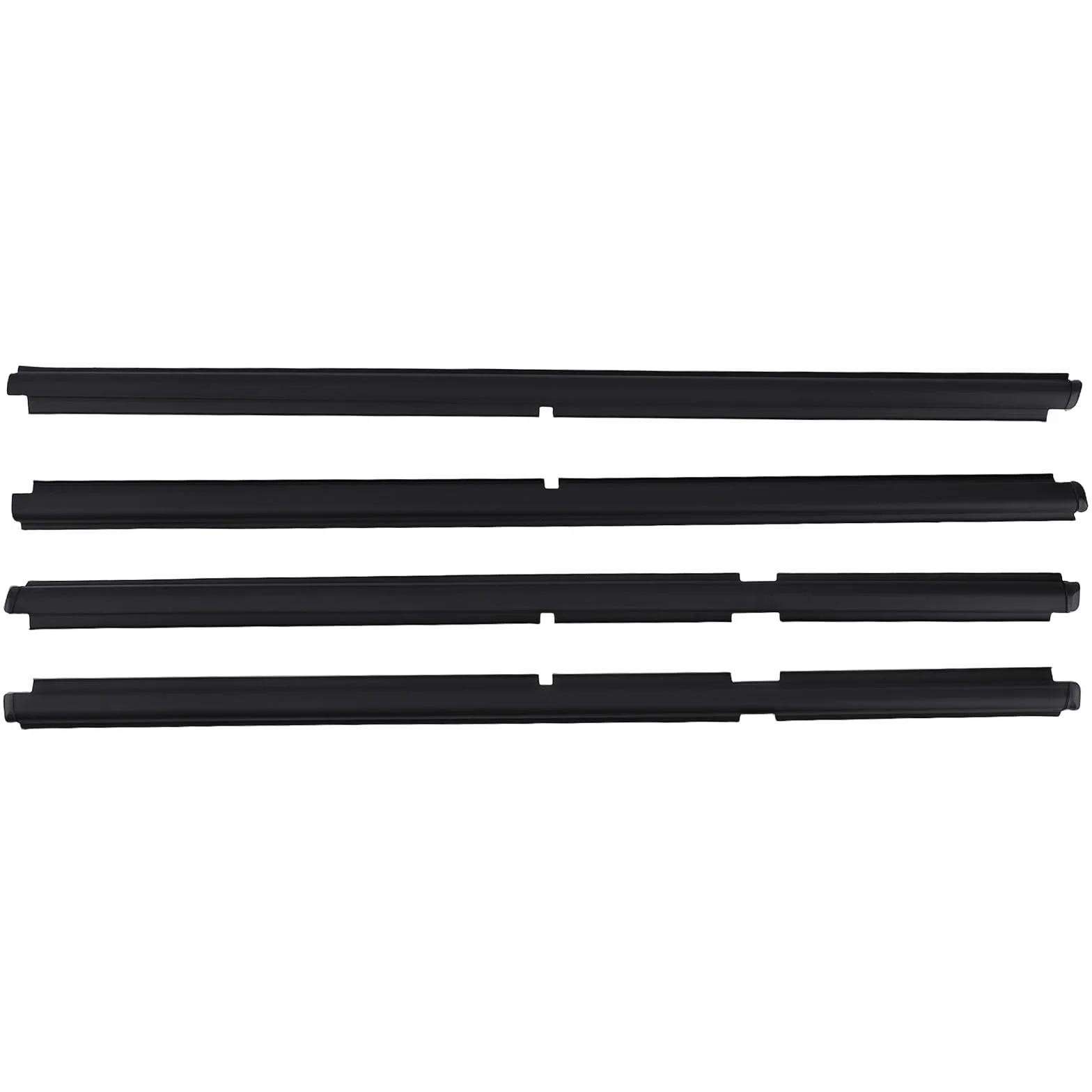 maXpeedingrods 4 x listwy okienne zewnętrzne przód tył do Je-ep Grand Cherokee 1999-2004 55135879AF 55135878AF