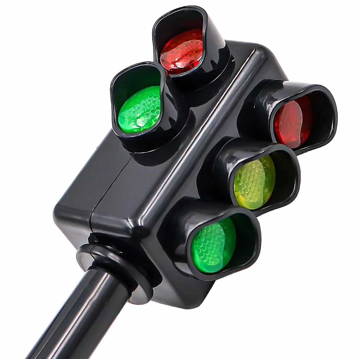 2 szt. zabawkowe światła drogowe mini LED światło drogowe dla dzieci edukacyjne