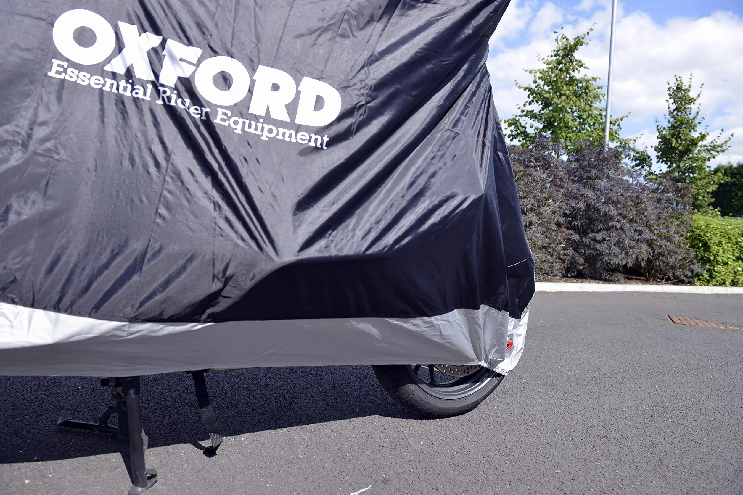 OXFORD CV200 Pokrowiec na motocykl srebrny