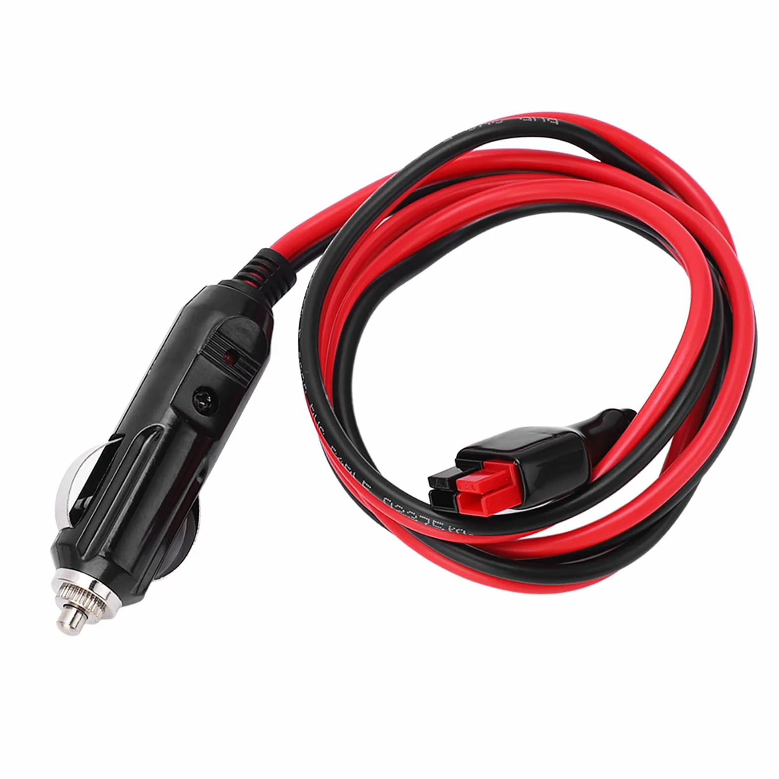 Fyearfly Kabel do zapalniczki samochodowej Anderson z wtyczką męską LED 220V
