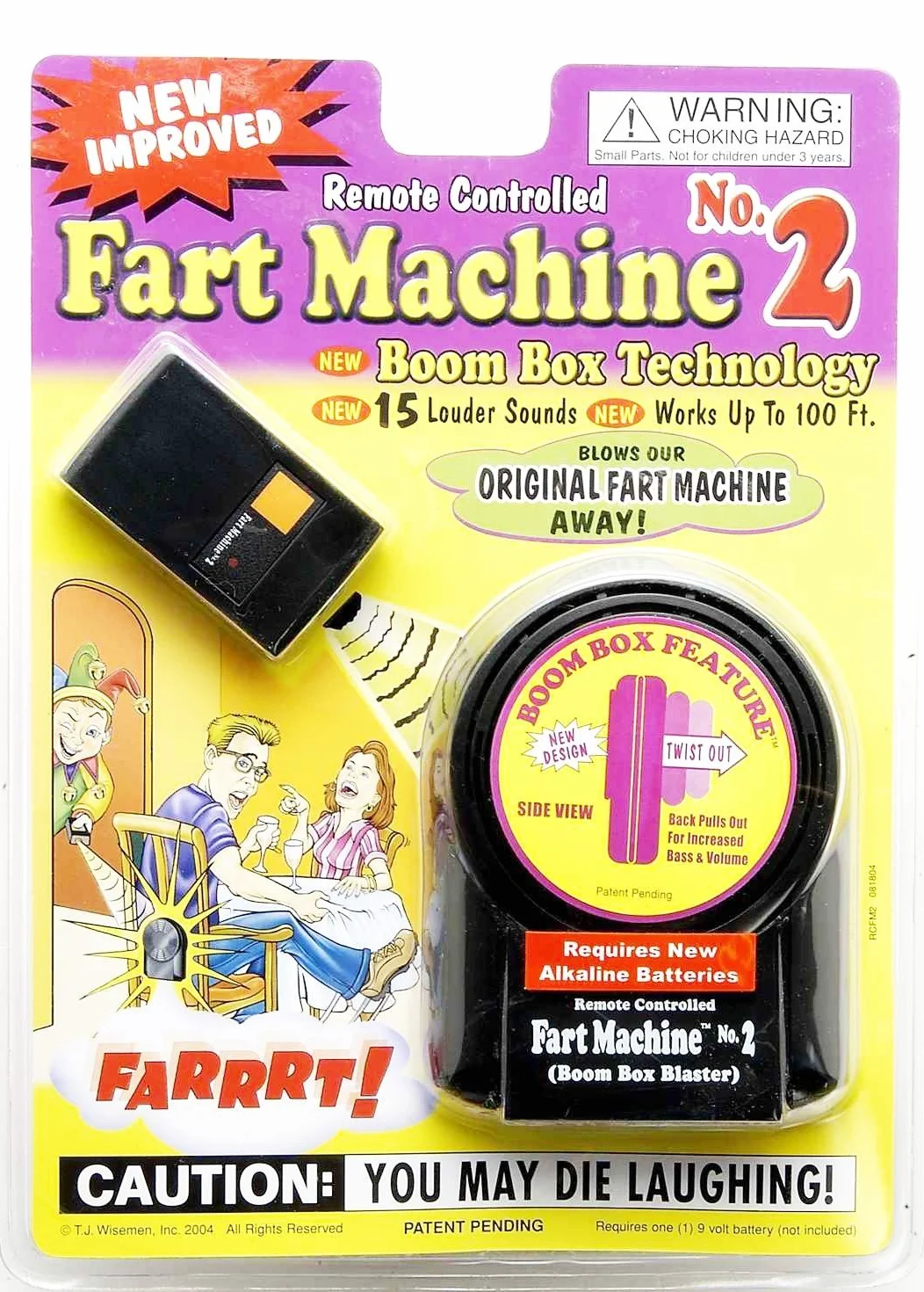 Empire Fart Machine – artykuł do zabawy – tworzywo sztuczne – mały