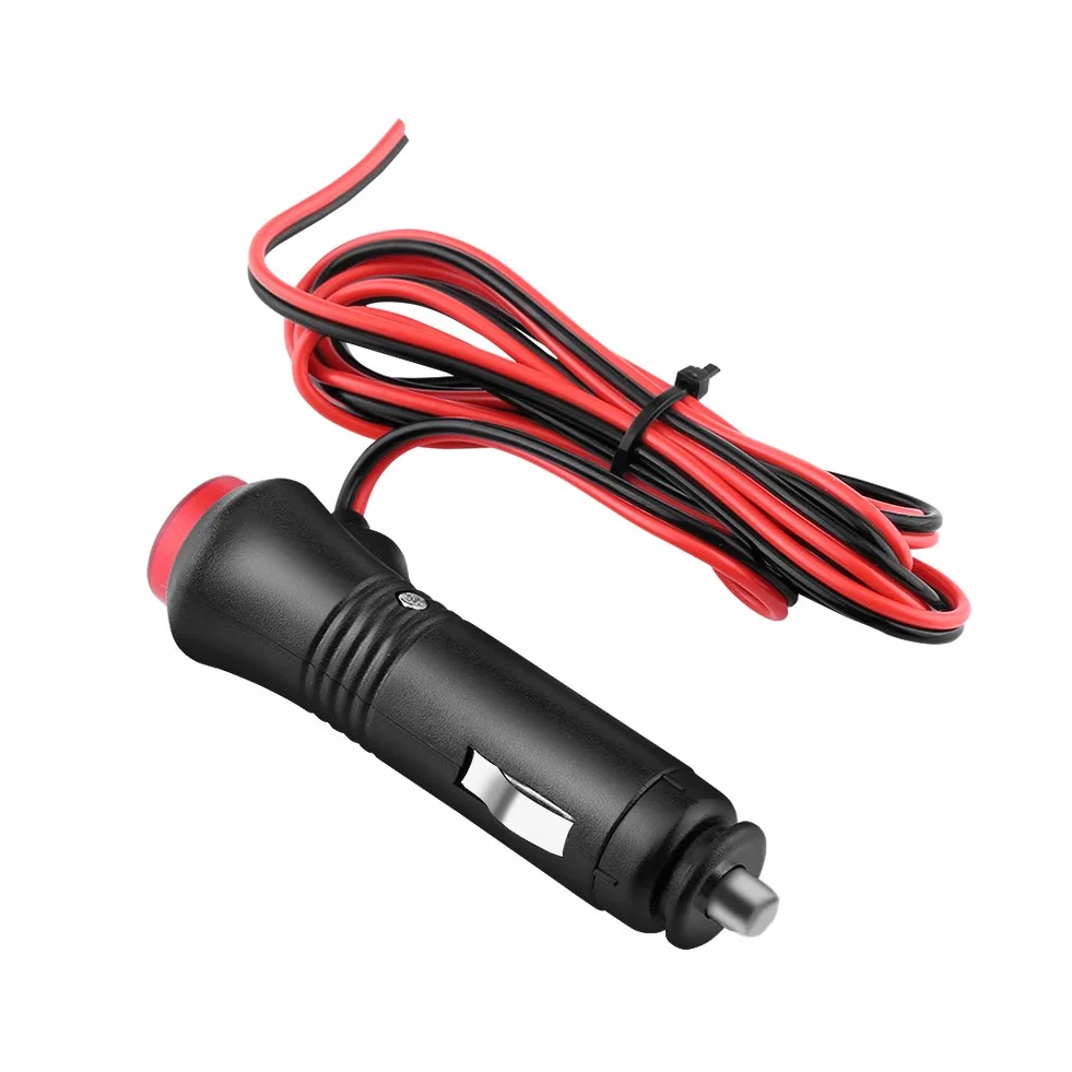 Wtyczka Zapalniczki Samochodowej 12V 24V Męski Adapter 1.5m