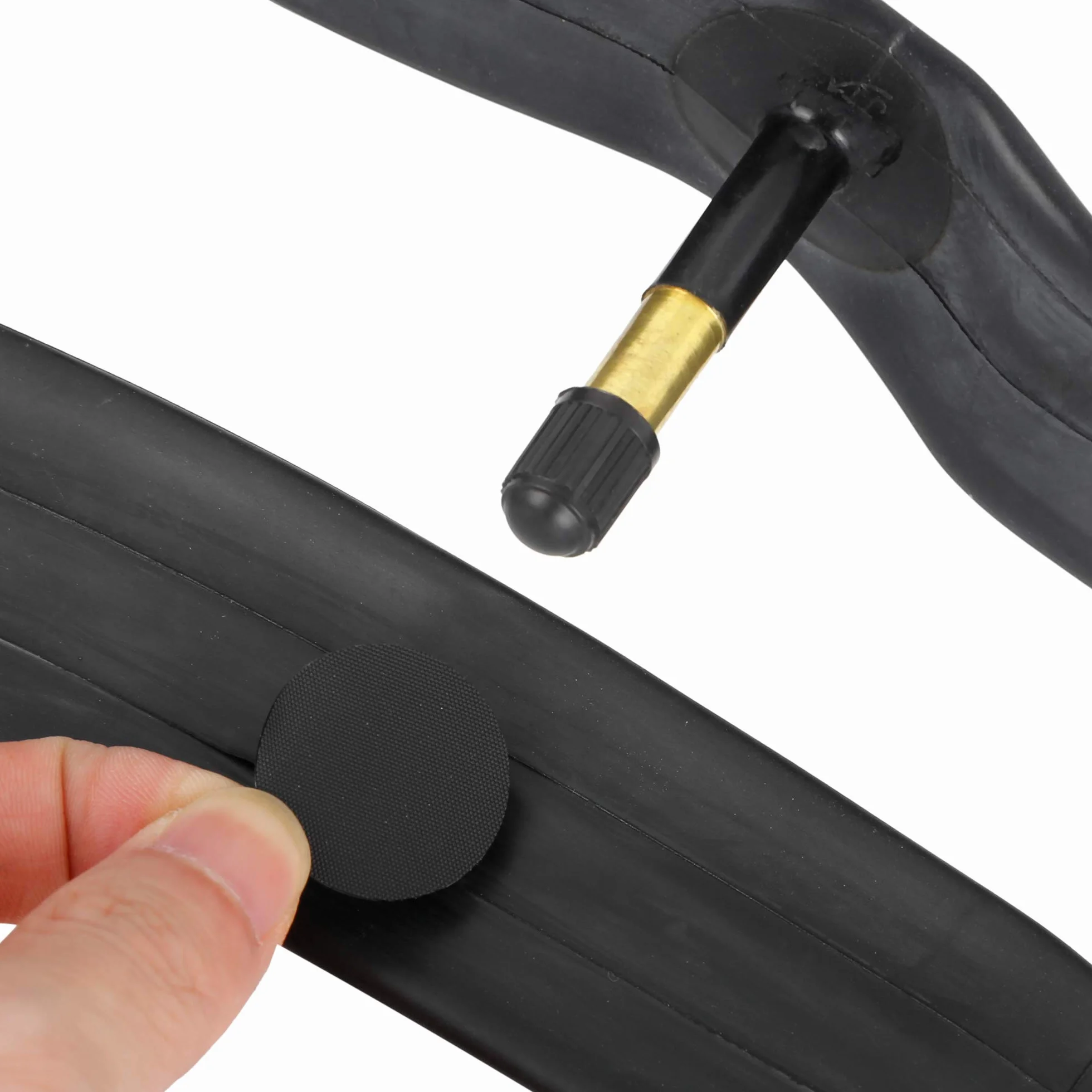 X AUTOHAUX 2 sztuki opon rowerowych, dętki wewnętrzne, dętki gumowe 24 x 1 3/8 amerykańskie wentyle do dętek do opon MTB 24 cale