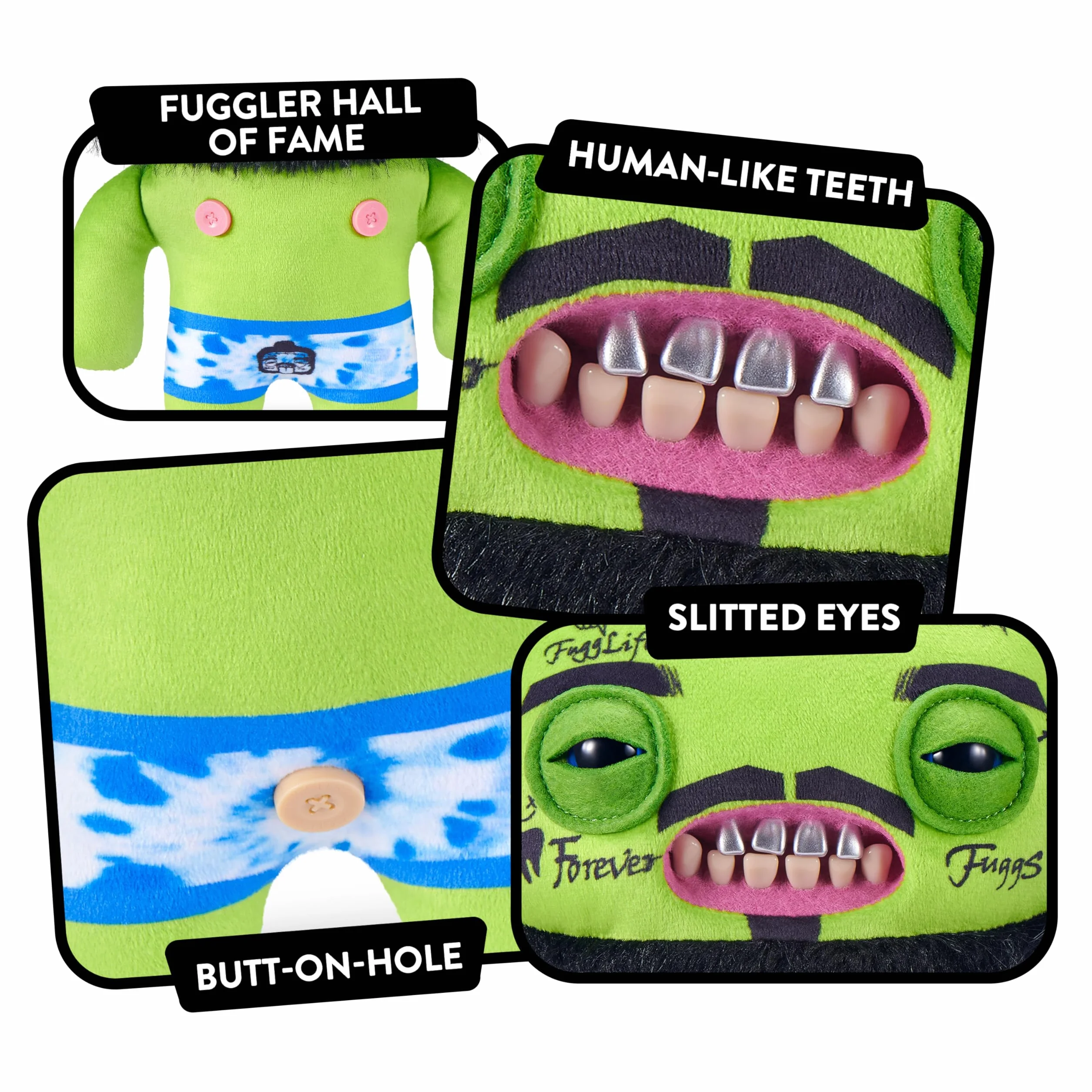 FUGGLER 22.9 cm CORESERIES 1 FUGG STARS PLUSH 23 cm (Rhymer McSlimer)
