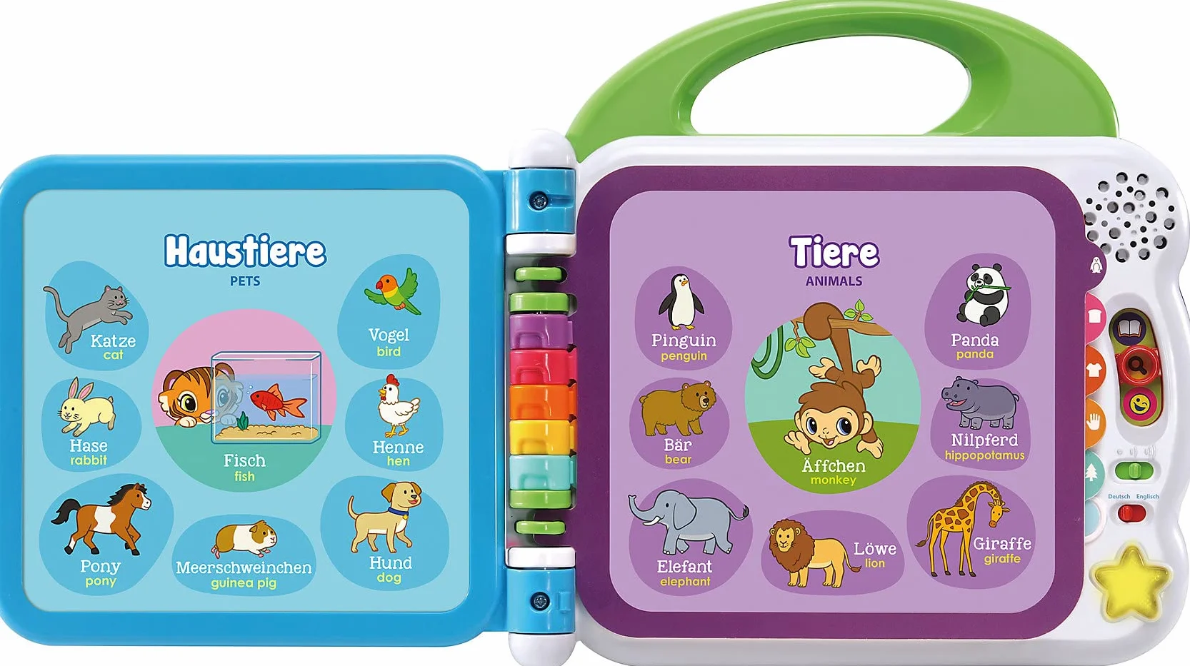 VTech 80-601504 książka z 100 słowami, zabawka dla dzieci, książki dla niemowląt