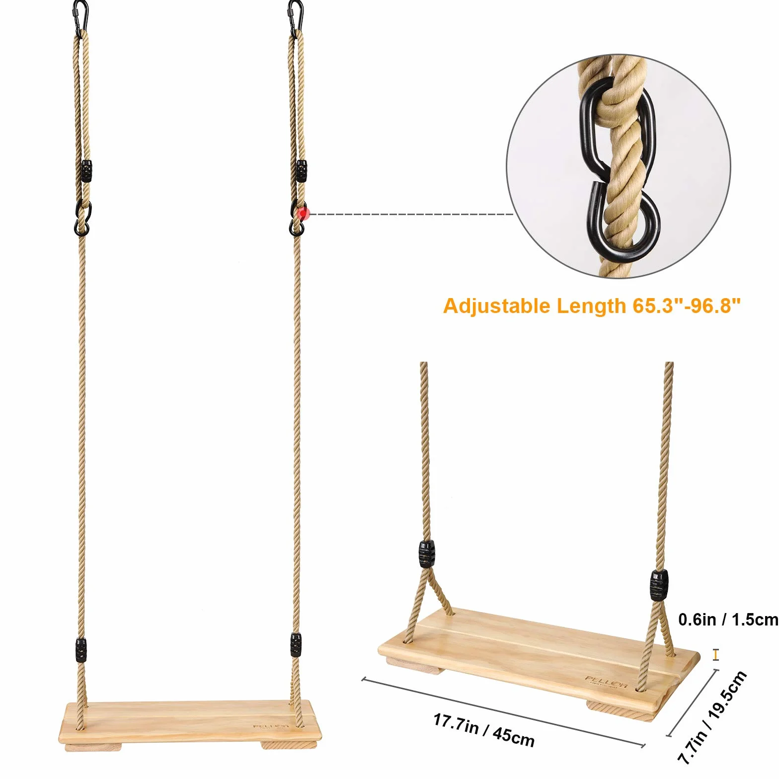 PELLOR Huśtawka dla dzieci Dorosły Agres Wiszące Siedzenie Swing Outdoor Drzewo Drewniane Gry Suwnica Zjeżdżalnia Na zewnątrz Wnętrze