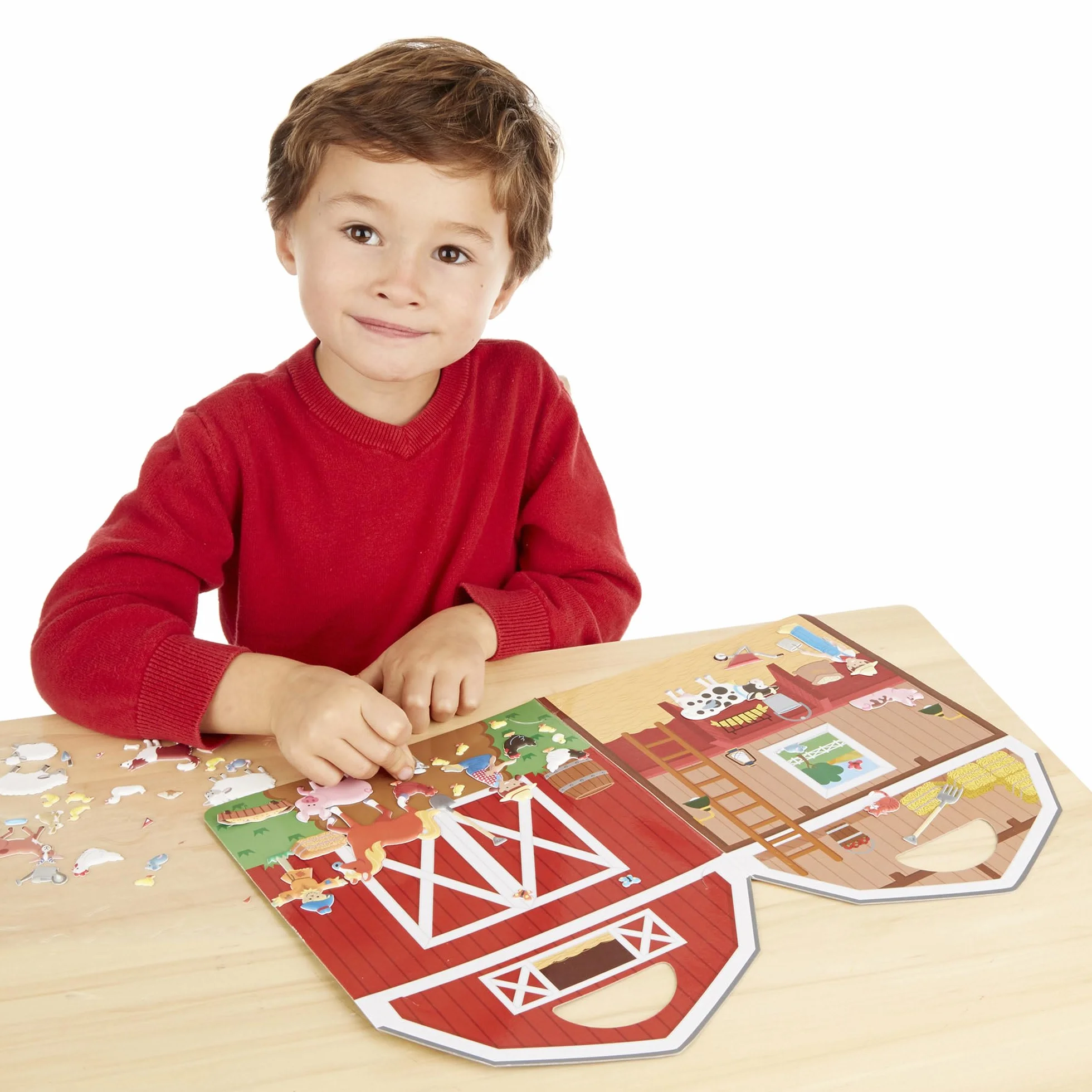Melissa & Doug Blok z Naklejkami Wielokrotnego Użytku, Wielokolorowy, 1 Zestaw, 19408