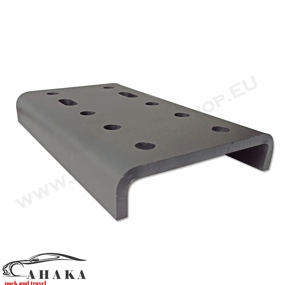 Bardzo długa płyta adapterowa, regulacja wysokości do haka AHK-Bock, do 2 otworów 90 mm i 4 otworów, 83 x 56 mm, hak holowniczy