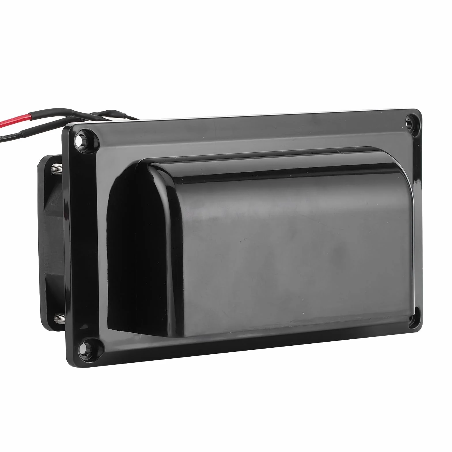 12V Boczny Nawiewnik Wentylacyjny Wentylator Wyciągowy Przyczepa Kempingowa RV, Biały, ABS, 25W, Uniwersalny do Wszystkich Otworów Dachowych, Niski Poziom Hałasu, z siatką Wewnątrz