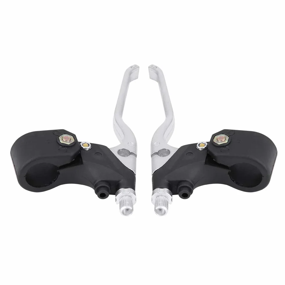 Akozon 2 sztuk 22mm / 7 / 8in uniwersalna dźwignia hamulca na kierownicę do mini kieszonkowy motor terenowy ATV
