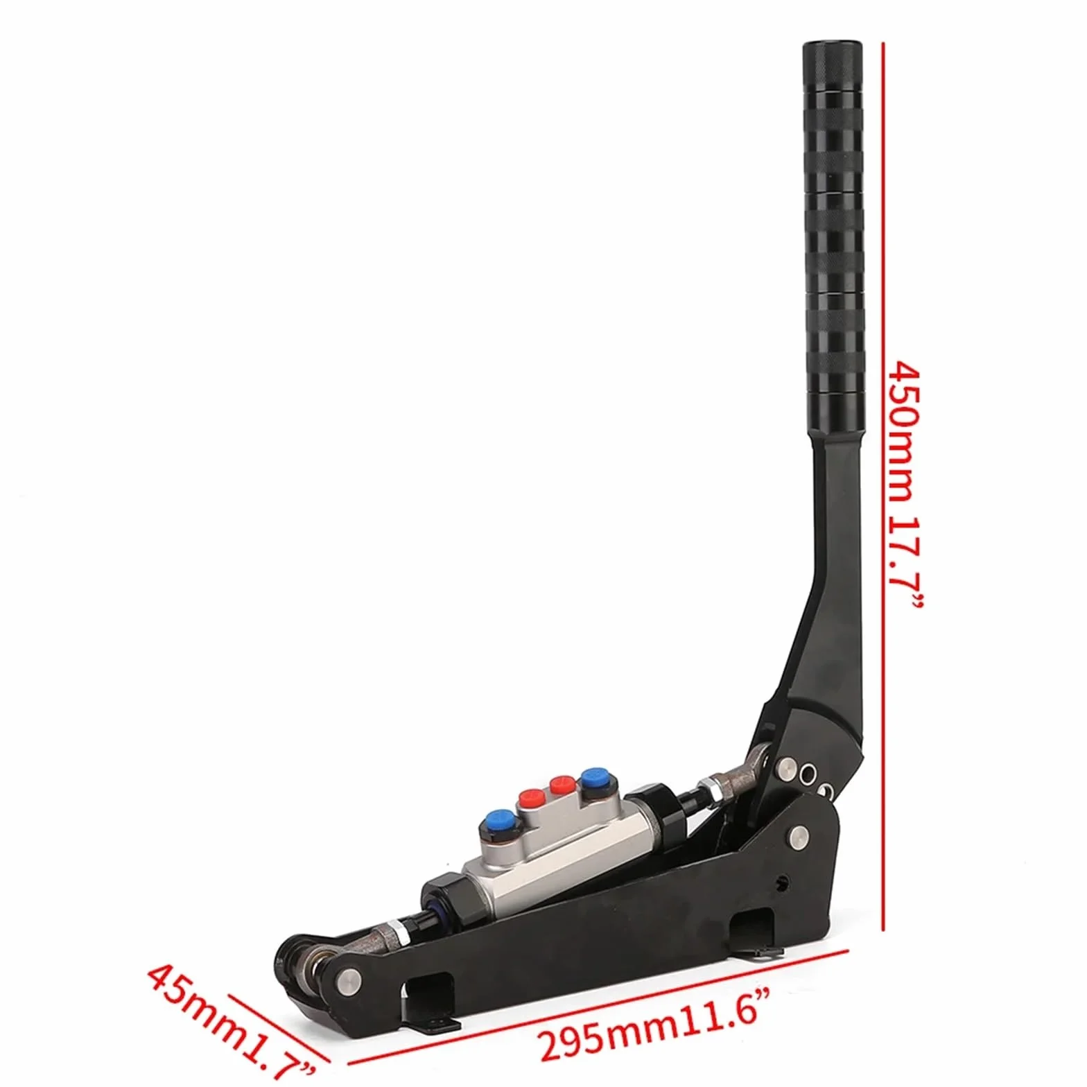 płyta do hamulca ręcznego 4-liniowy hydrauliczny hamulec ręczny do dźwigni zmiany biegów RACE/Rally z podwójnym głównym cylindrem 0,75 RS-HB021