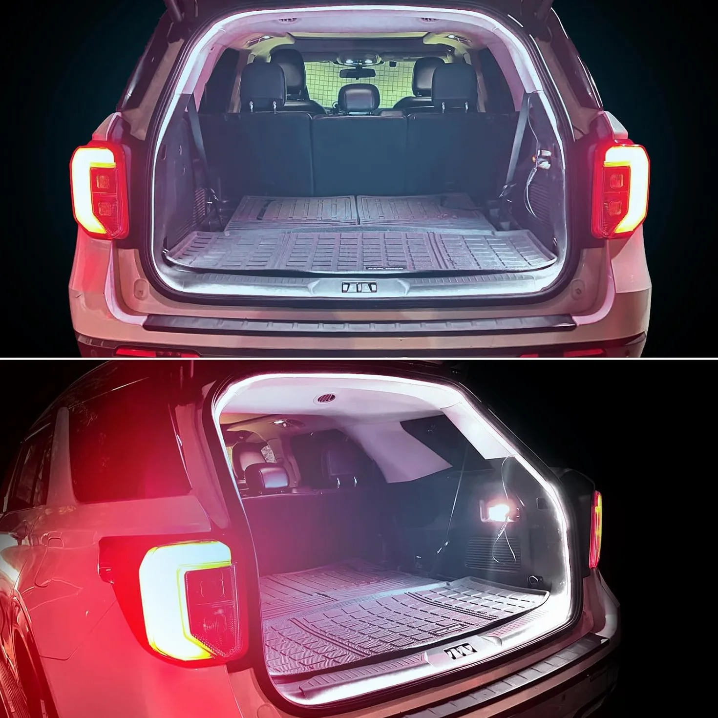 Paski LED do bagażnika, oświetlenie LED do bagażnika, paski LED do samochodu, paski LED do światła bagażnika, automatyczne paski LED z czujnikiem do dekoracji bagażnika samochodowego, pełne koło 4 m