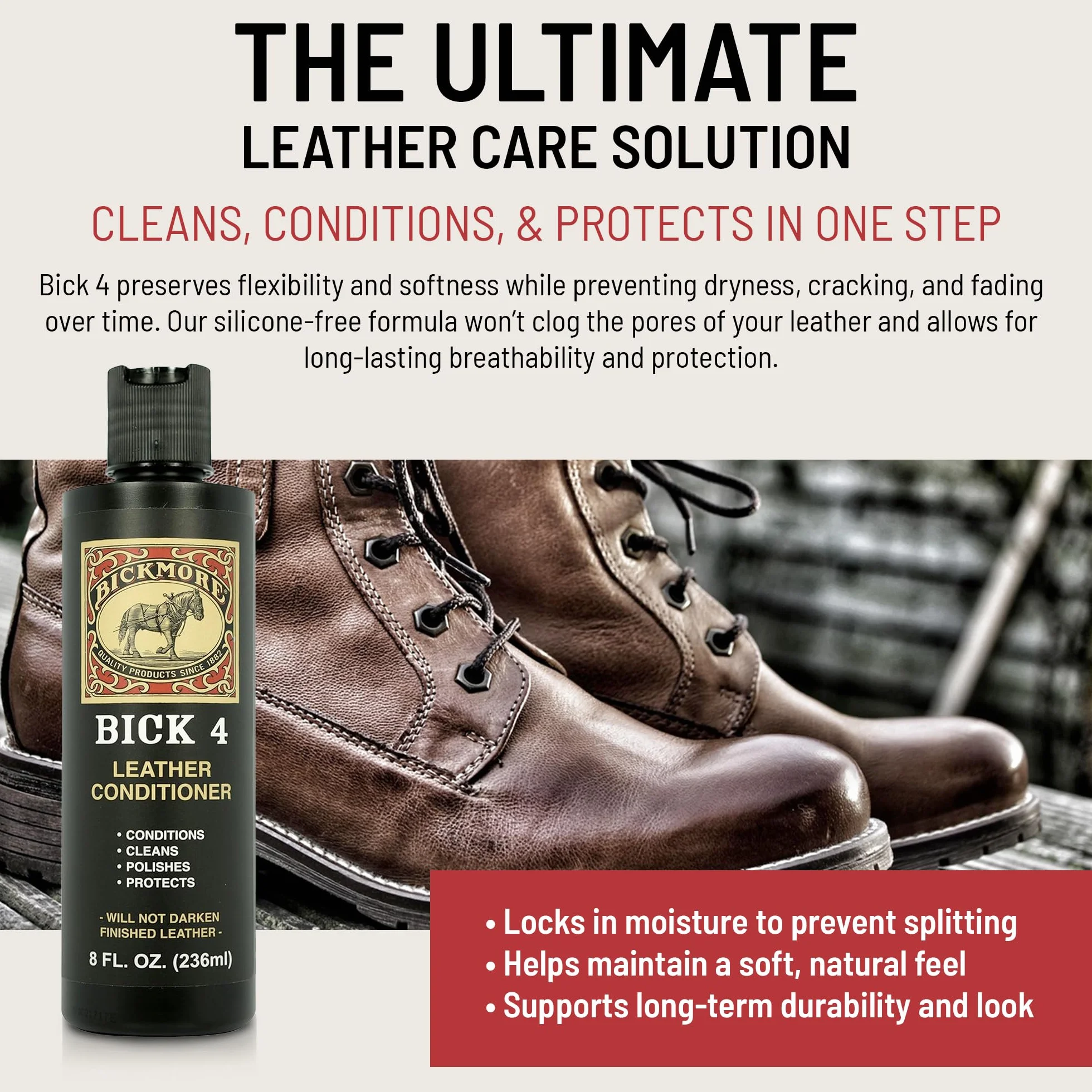 Bickmore Bick 4 Leather Conditioner 8 uncji - 10FPR107