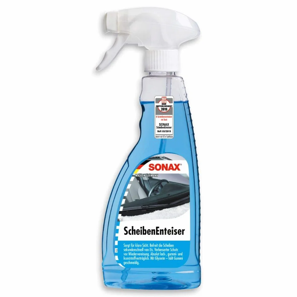 SONAX Odmrażacz do szyb (500 ml) błyskawicznie odmrażanie szyb bez zarysowań i zapewnia dobrą widoczność w zimie, nr art. 03312410