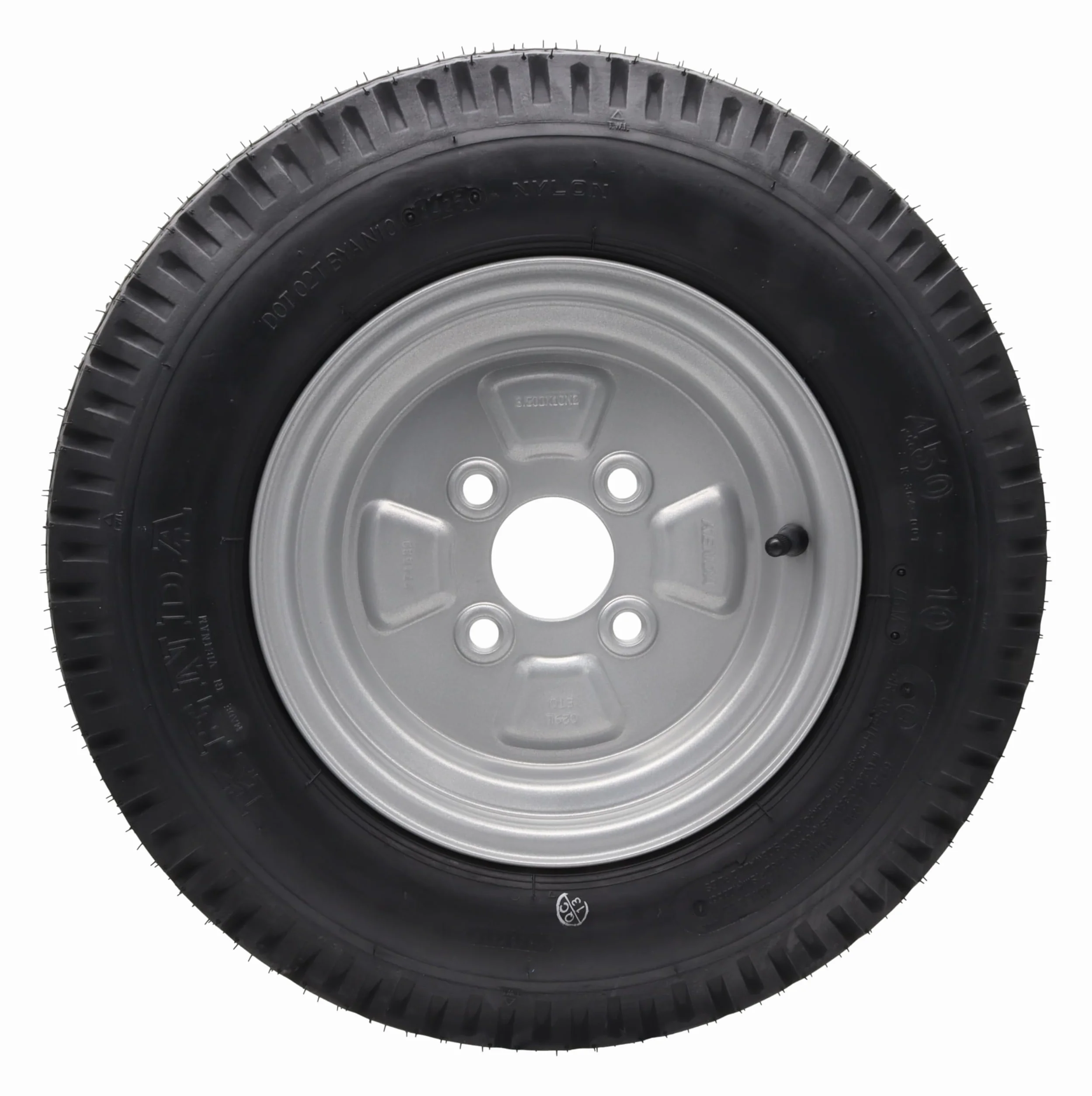 Kompletne koło z felgą 4.50-10 400kg 4x100 do przyczepki Stema