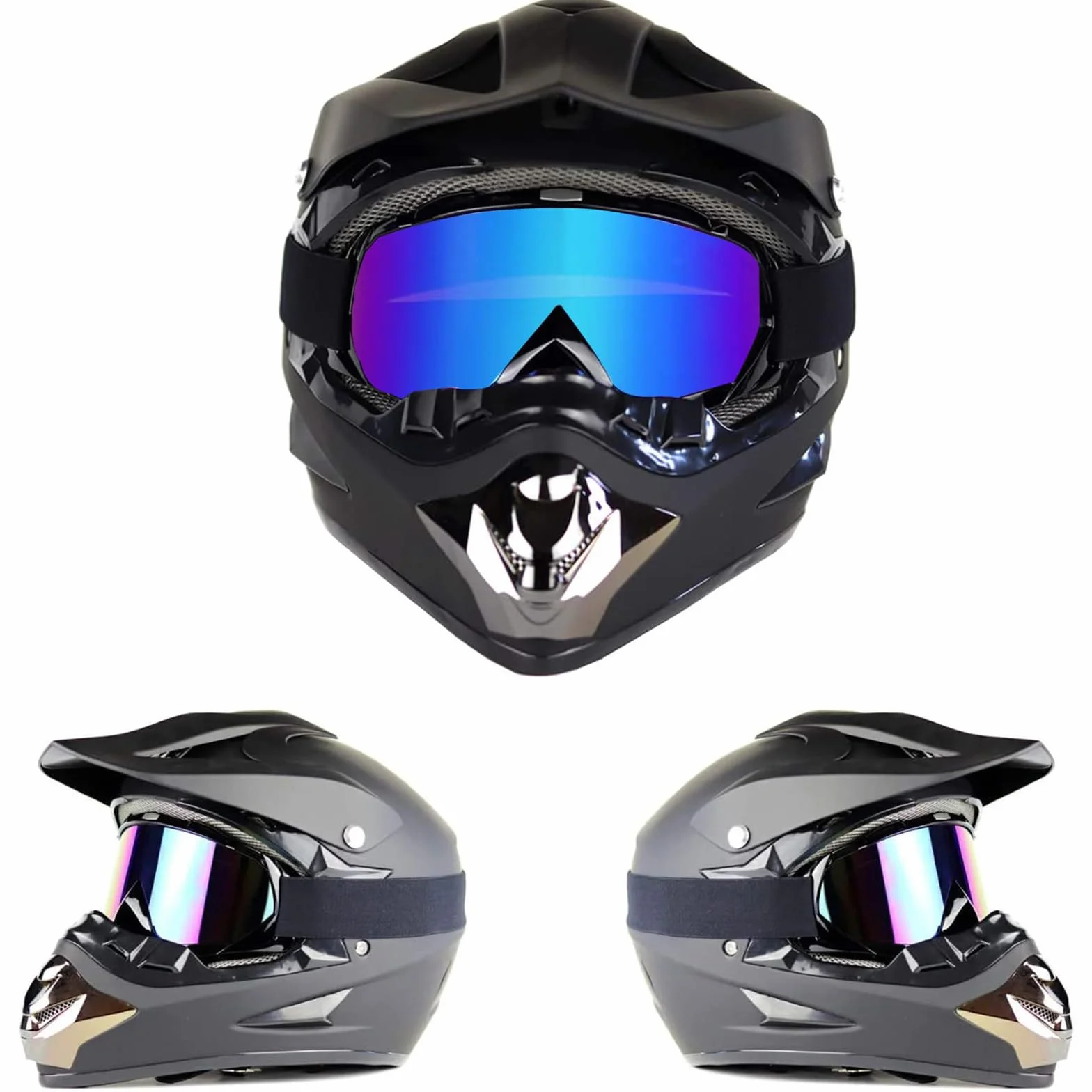 gotyou Okulary motocrossowe, motocyklowe, do jazdy na motocyklu, snowboardzie, snowboardzie, crossu, z wyściółką piankową, do uprawiania sportów na świeżym powietrzu